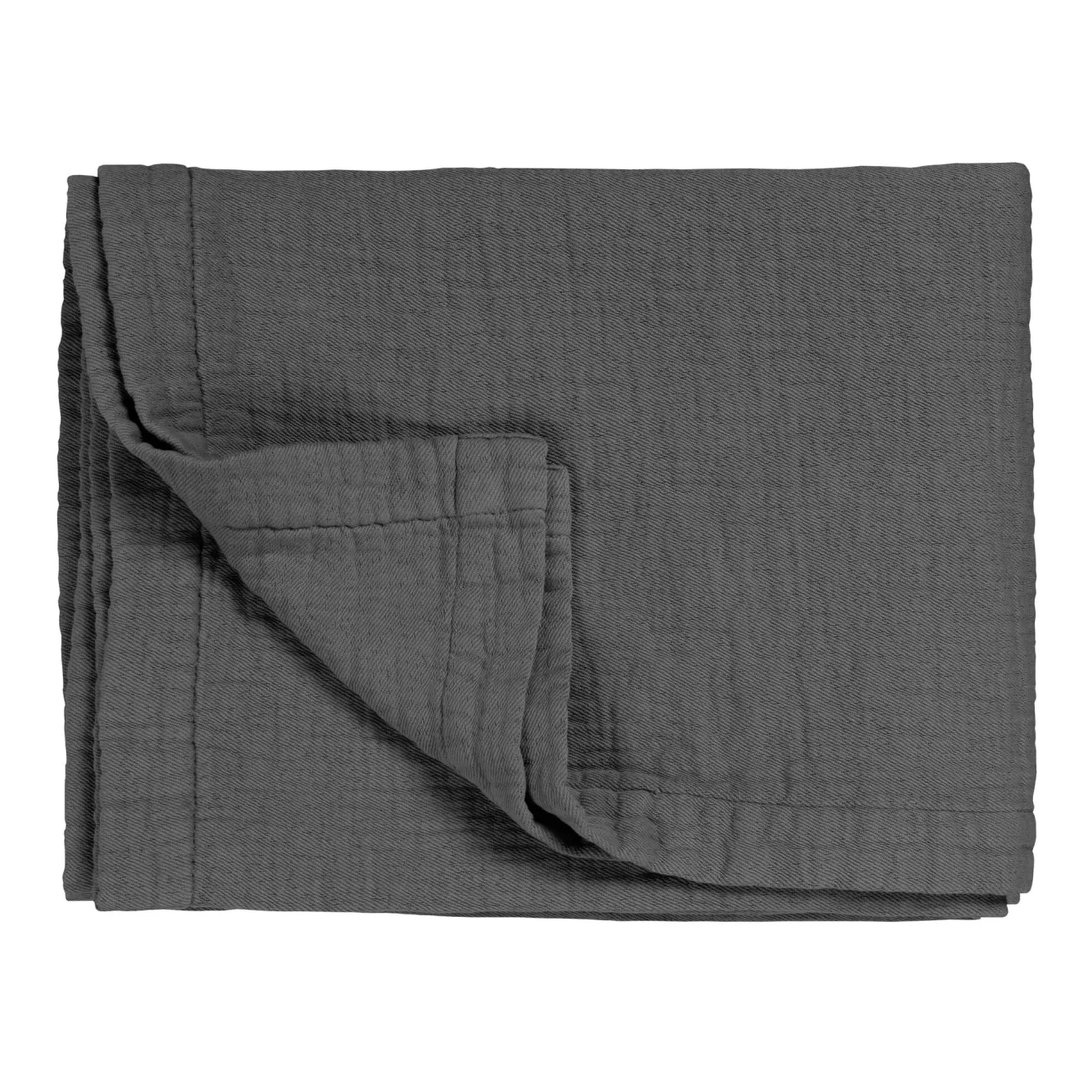 Vandyck PURE 68 plaid/bedspread 160x250 cm color Off Black