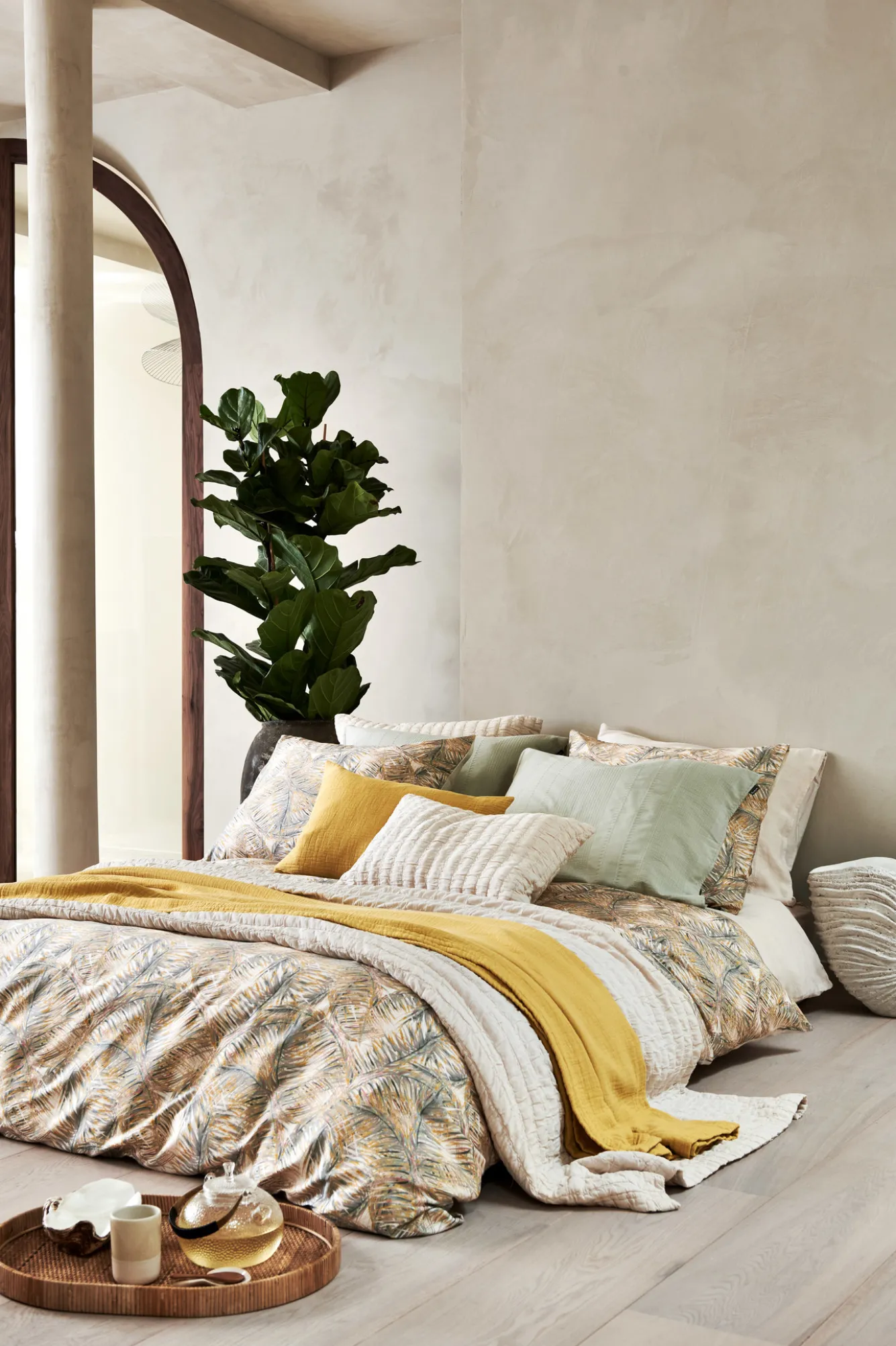 Vandyck PURE 68 plaid/bedspread 160x250 cm Sunlight (PRSA23168)