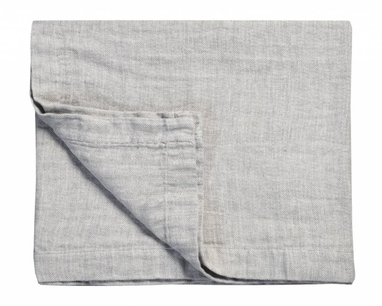 Vandyck PURE 22 plaid/bedspread 180x260 cm Gray-011 (cotton/linen)