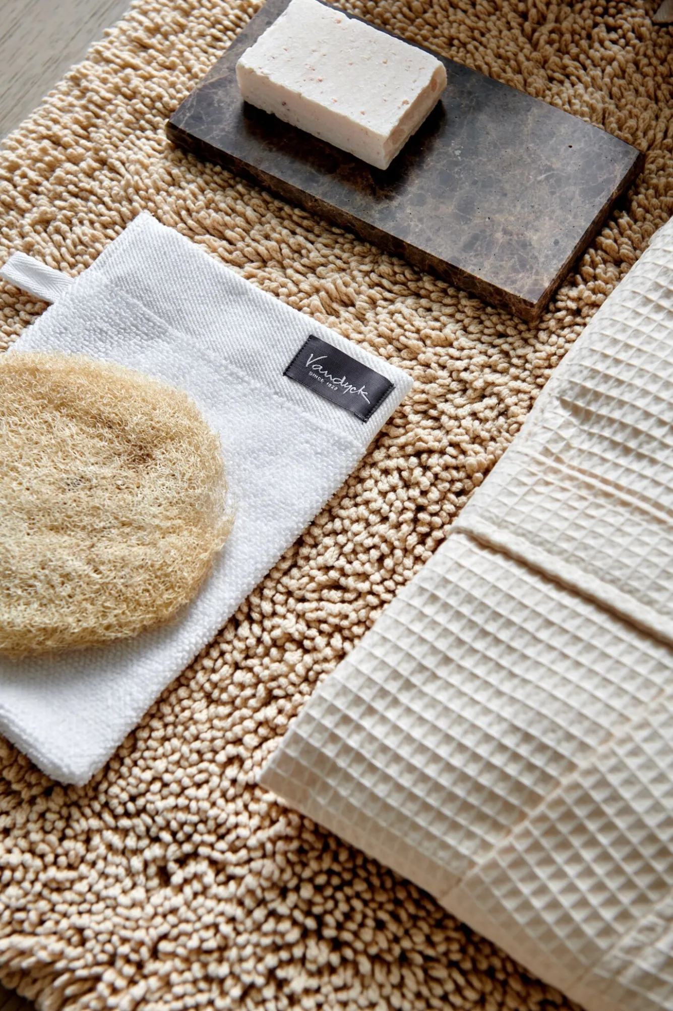 Vandyck RANGER SPRAY bath mat color Desert, beige