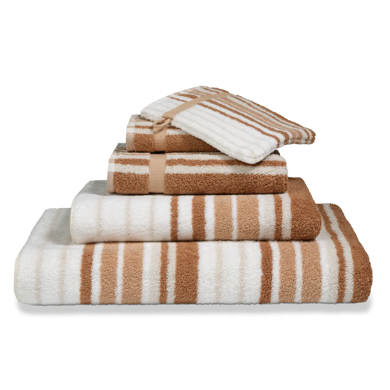 Vandyck Remainder 70: Bath towel ONTARIO Praline 90x195 cm