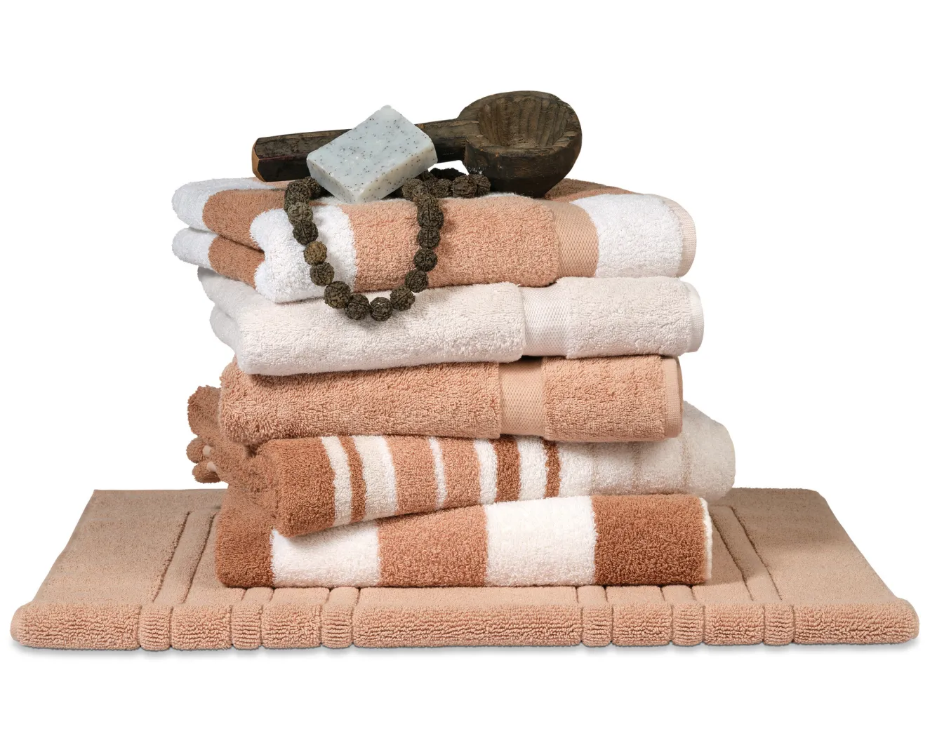 Vandyck Remainder 68: Bath towel BOSTON Praline 90x195 cm