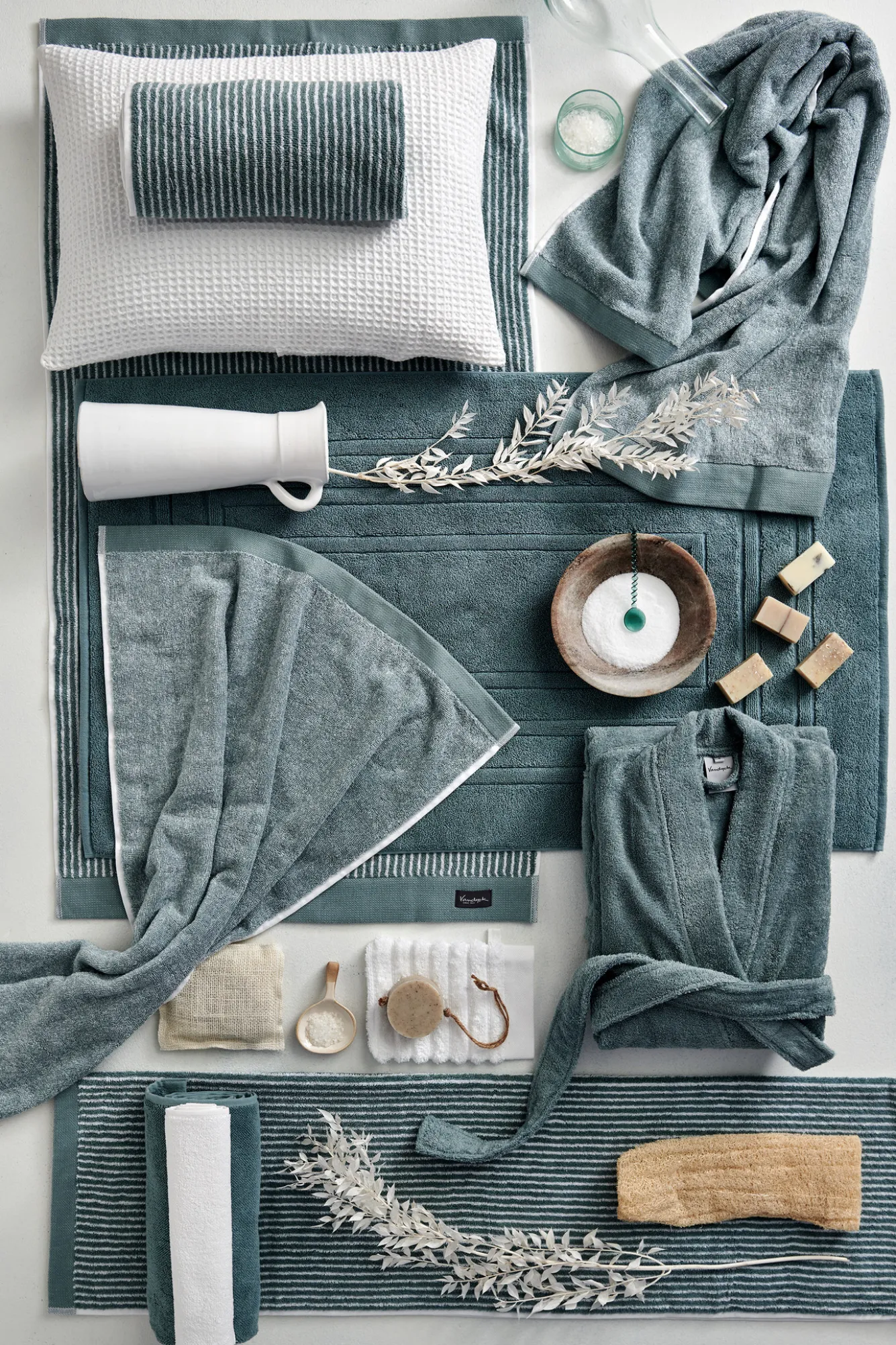 Vandyck Towel HOME Mouliné Pearl Blue-190 (BAKC18201)