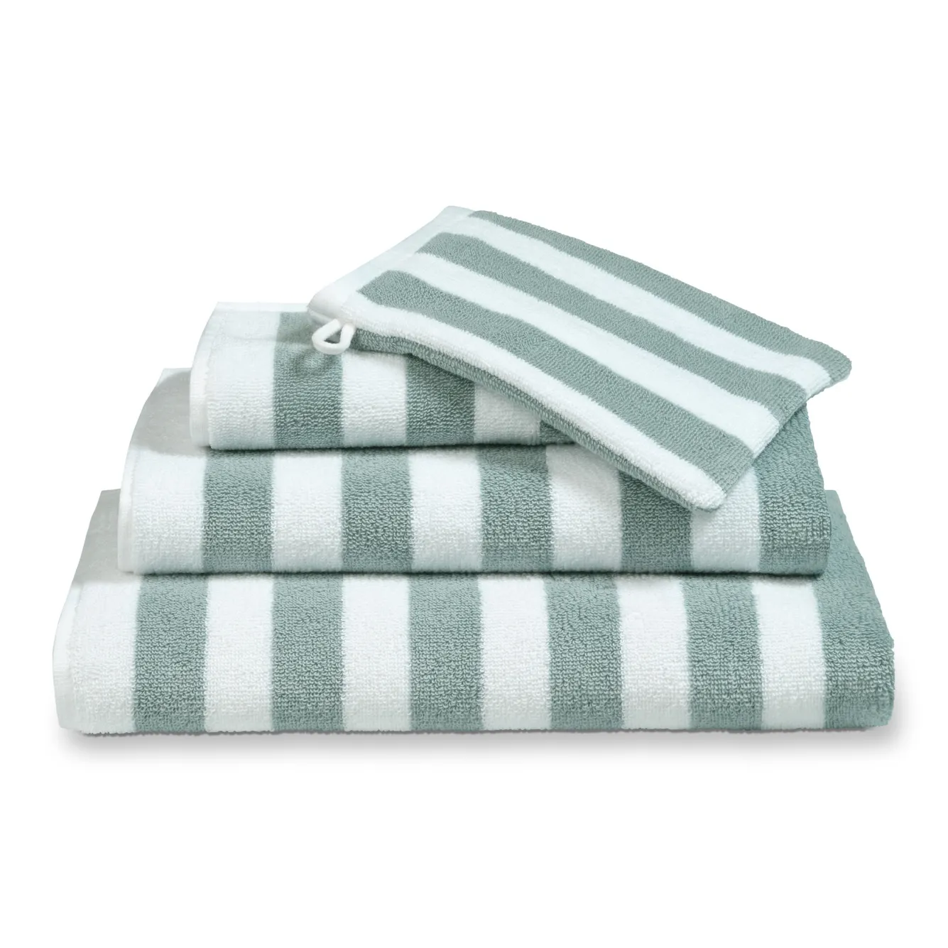Vandyck Towel VERONA Stripes color Pearl Blue