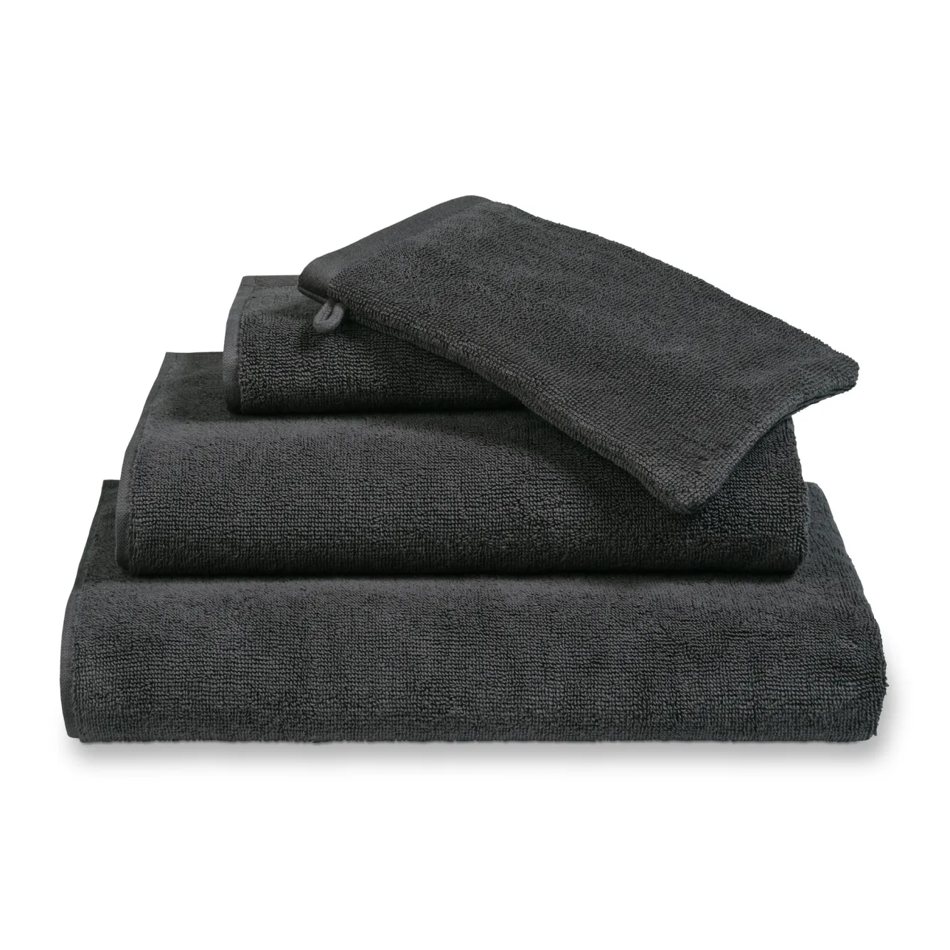 Vandyck Towel VERONA Uni color Off Black-198