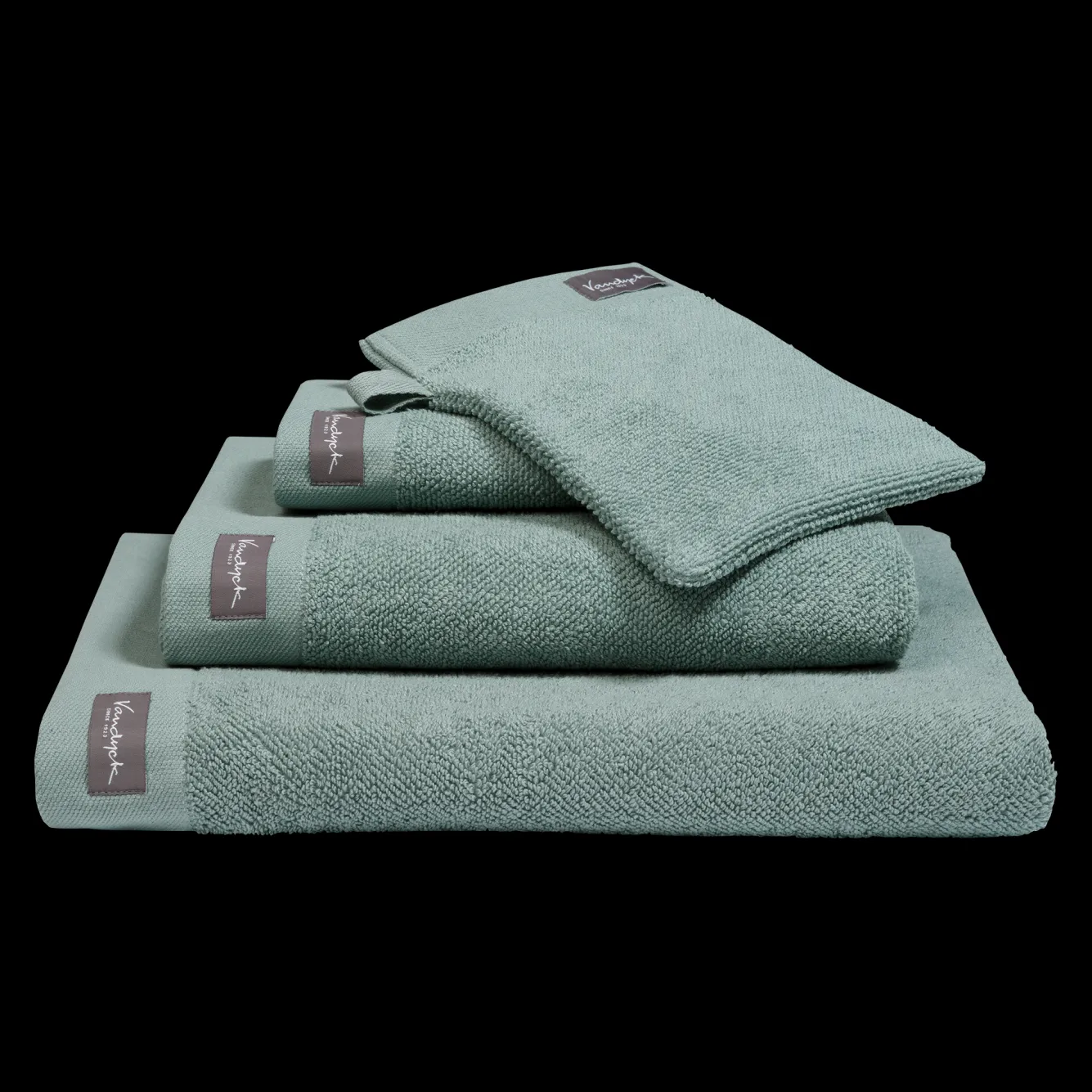 Vandyck Towel 60x110 cm HOME collection Uni Pearl Blue (BAKC13202) set/3 pieces