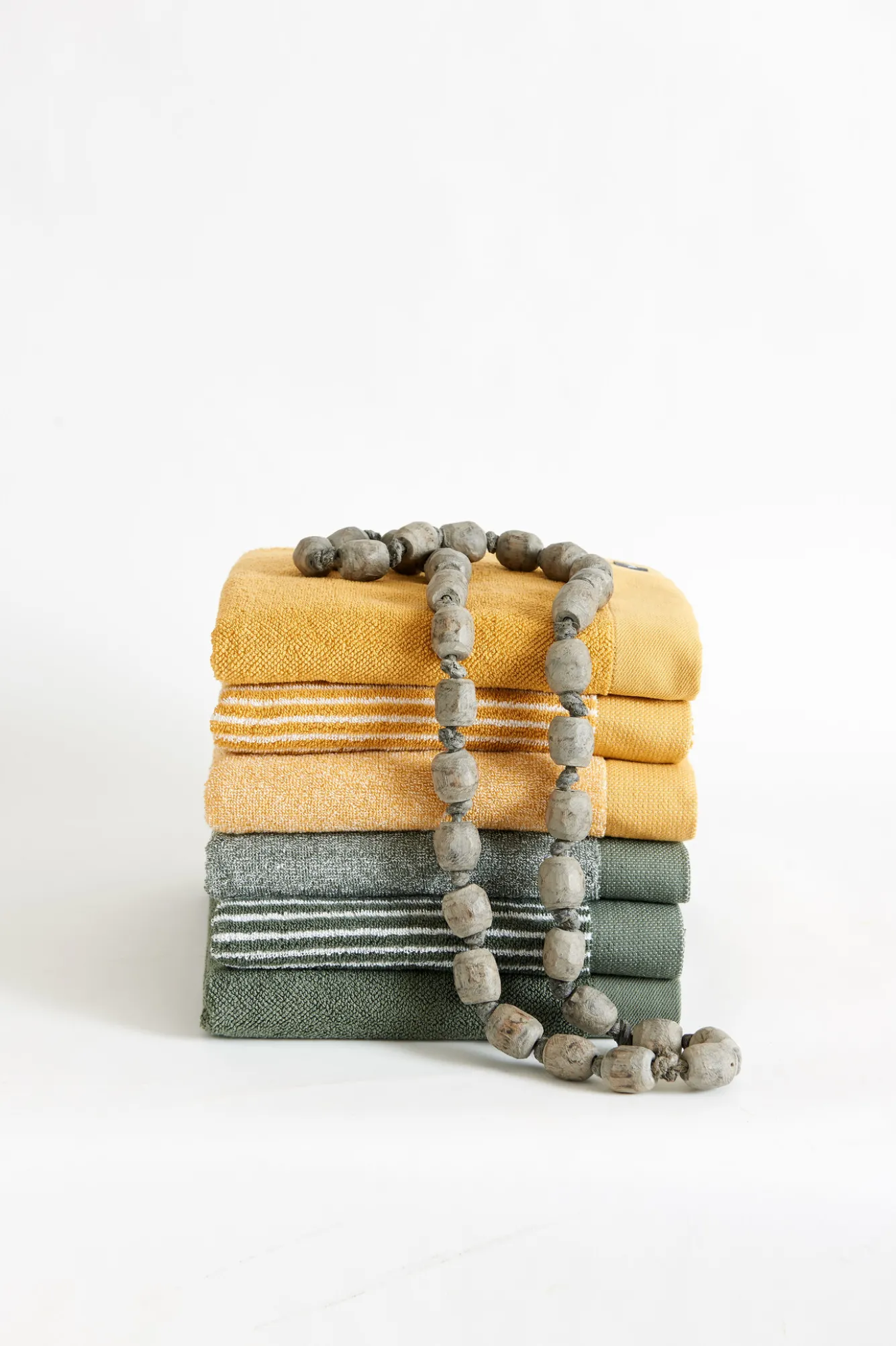 Vandyck Towel 60x110 cm HOME Petit Ligne Olive (BAKC15101) set/3 pieces