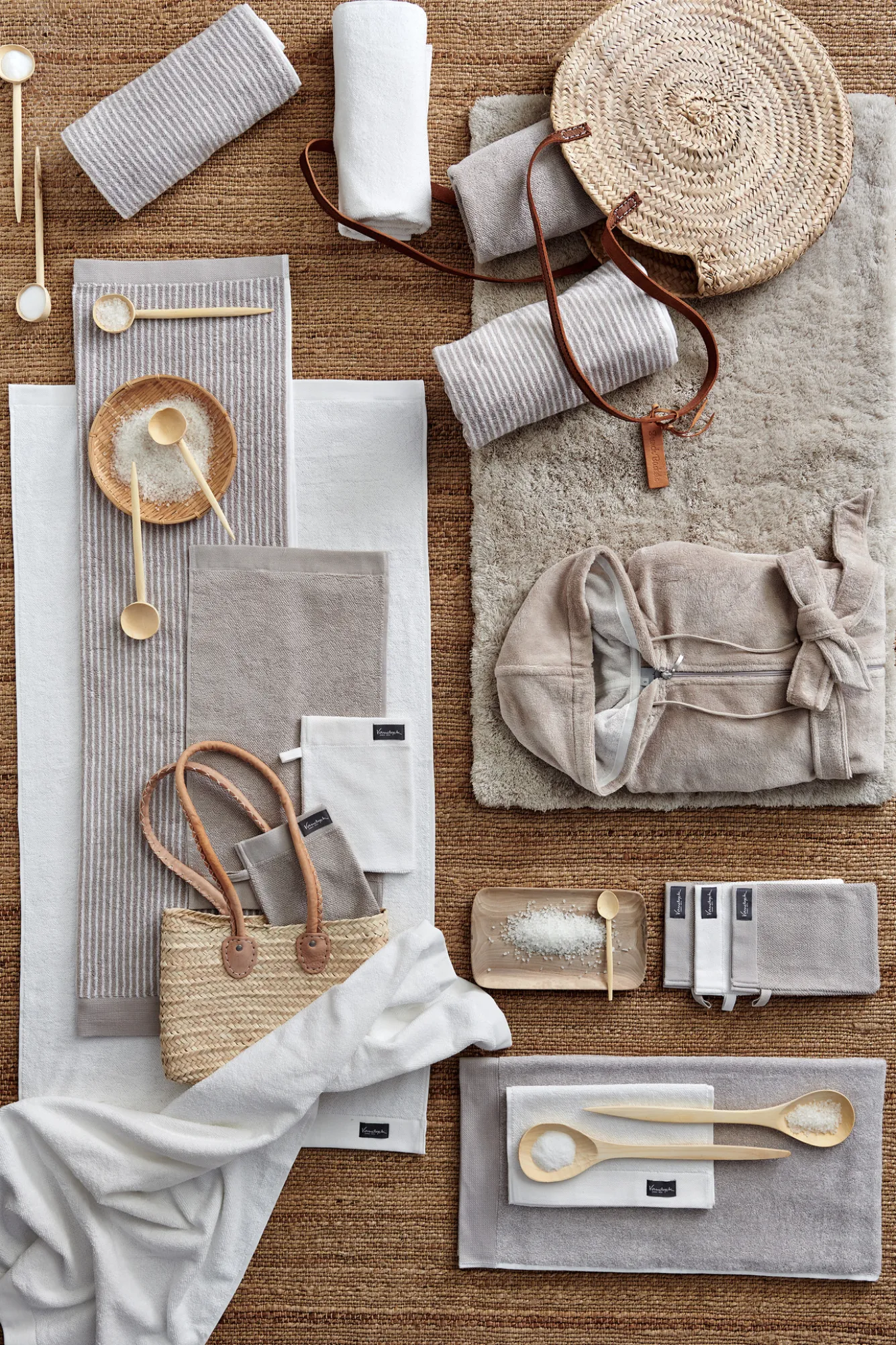 Vandyck Towel 60x110 cm HOME Petit Ligne White (BAKC15101) set/3 pieces