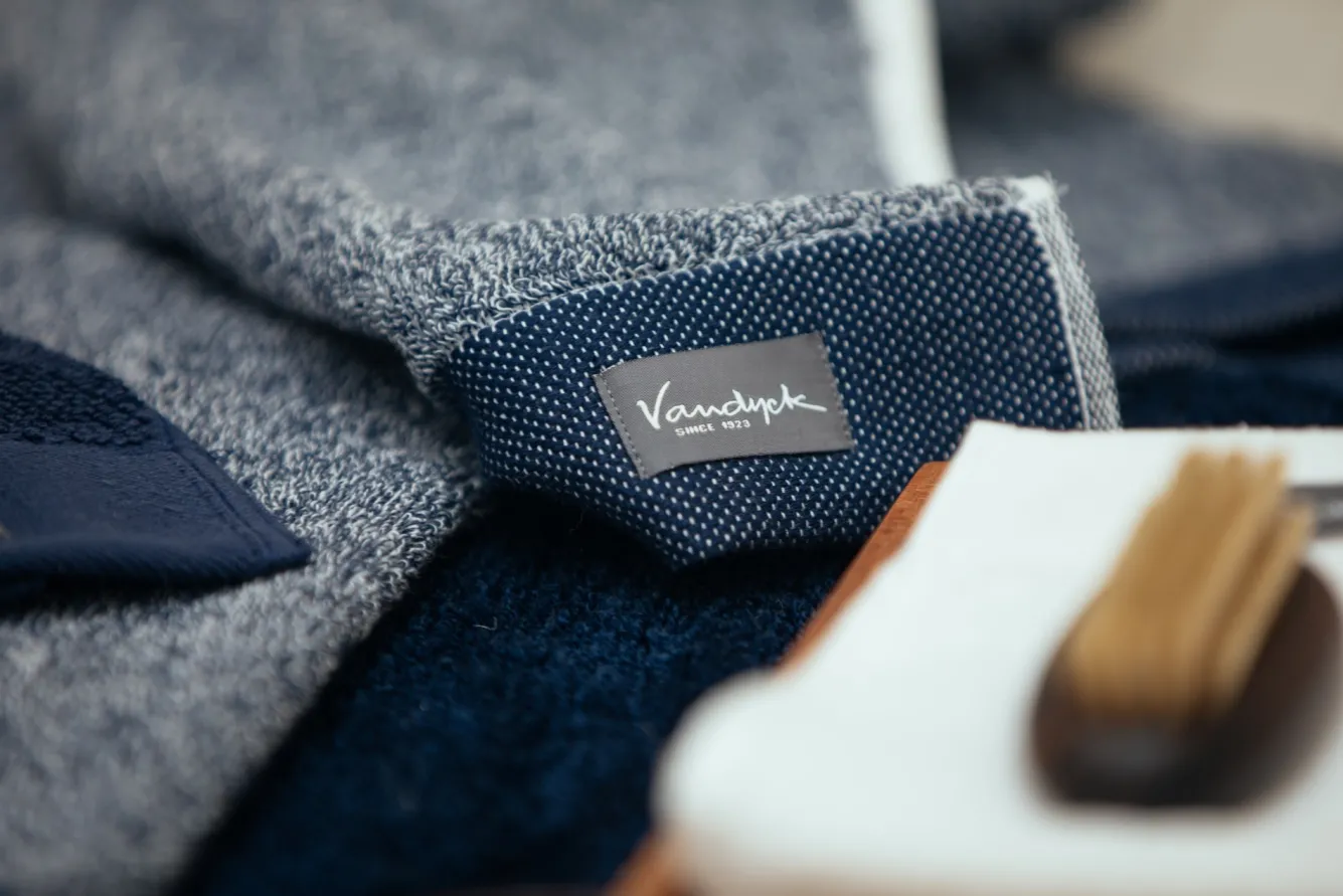 Vandyck Towel 60x110 cm HOME Mouliné Blue Ink (BAKC18201) set/3 pieces