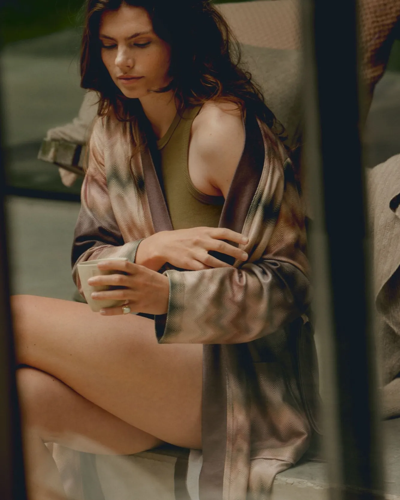 Vandyck Vandyck AVA bathrobe multicolor