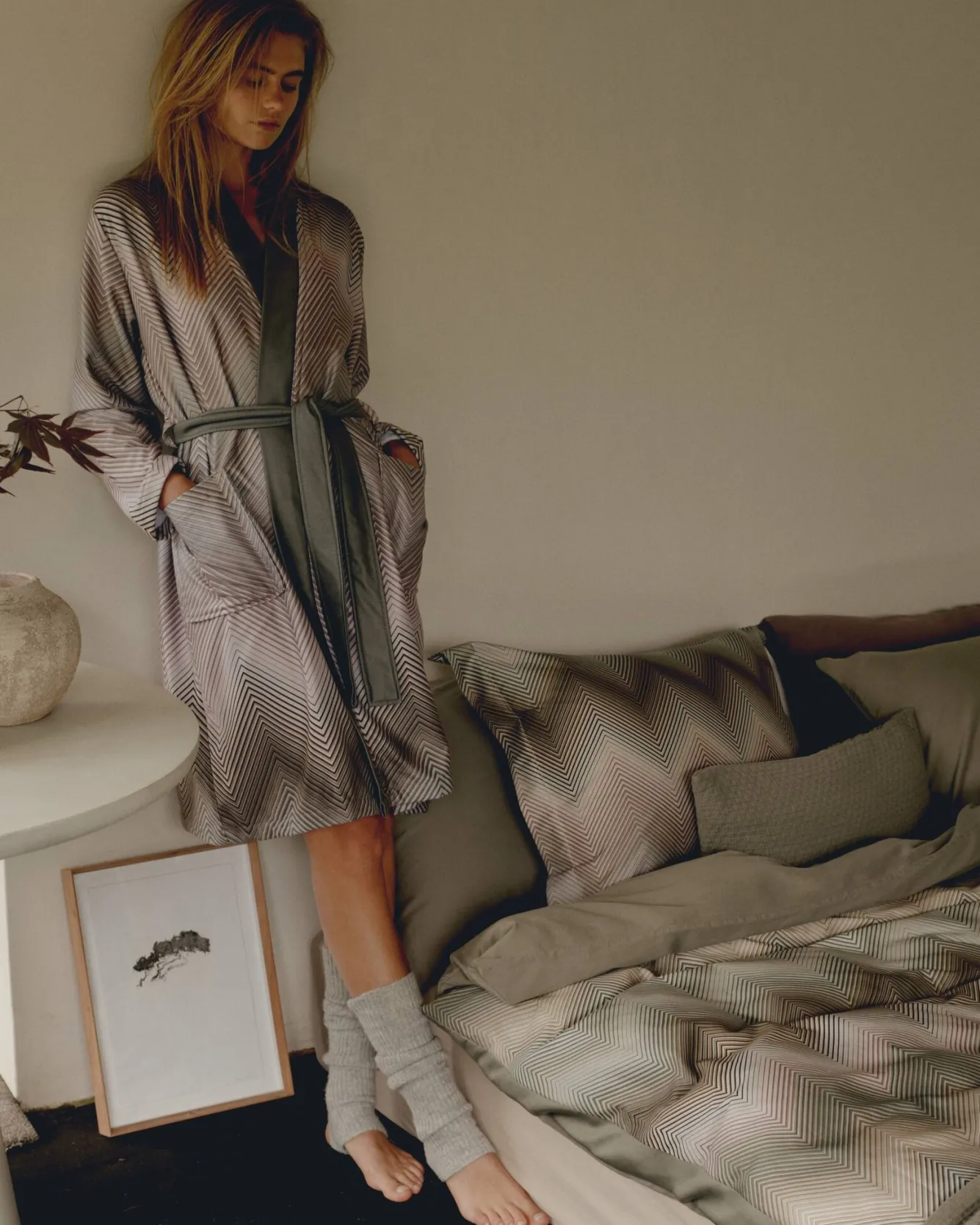 Vandyck Vandyck BELLA bathrobe Thyme