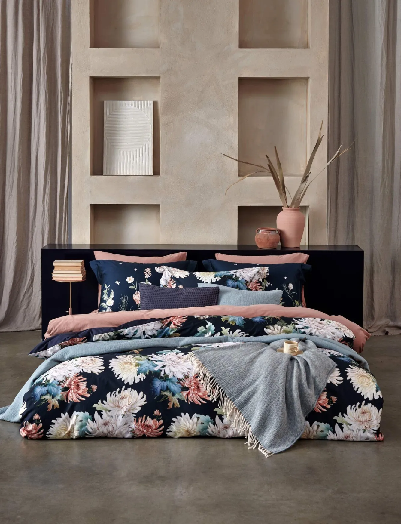 Vandyck Vandyck DARK MIDNIGHT duvet cover Blue Ink 200x220 cm