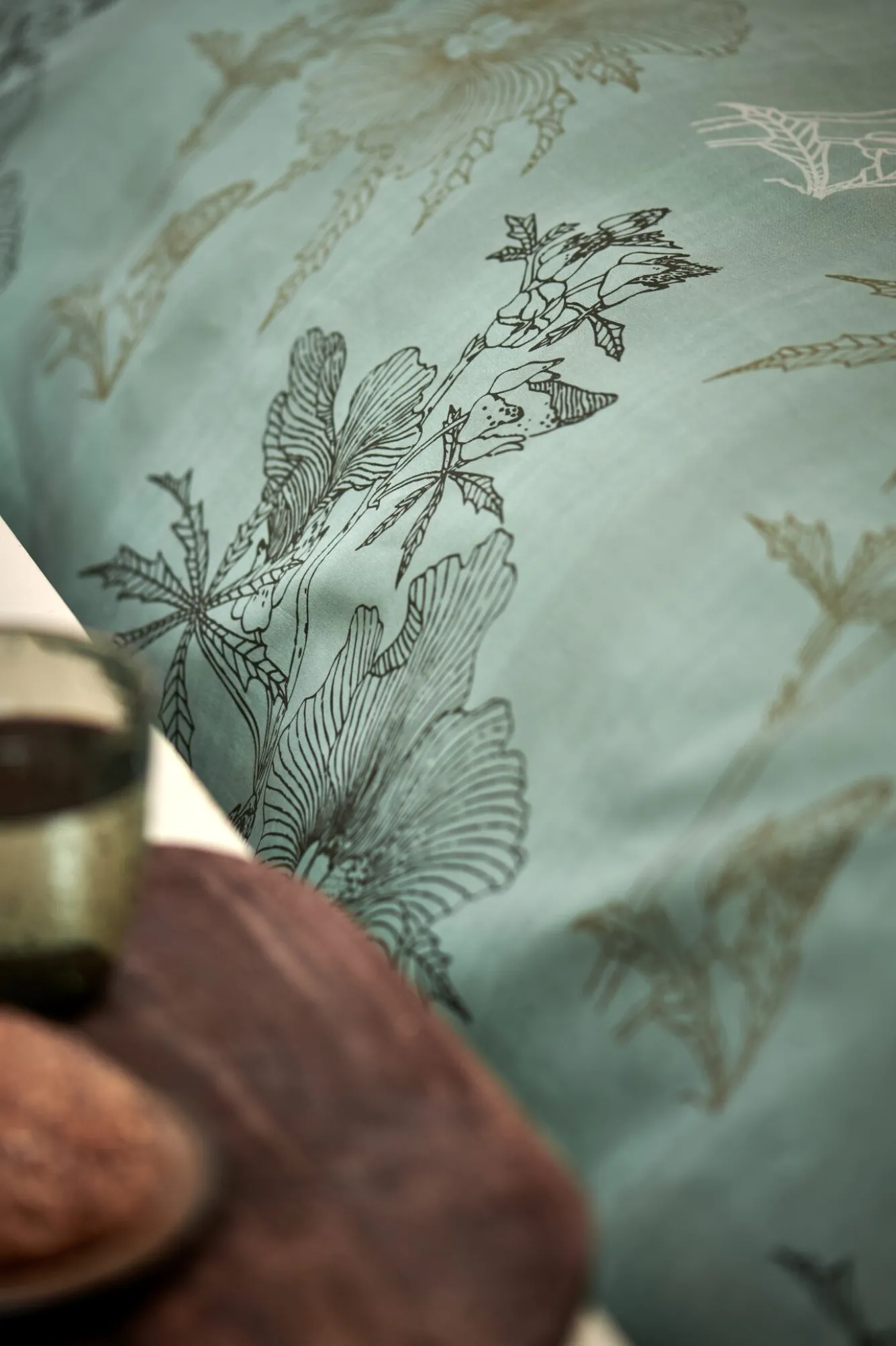 Vandyck Vandyck GREEN GIFT duvet cover Smoke Green 240x220 cm