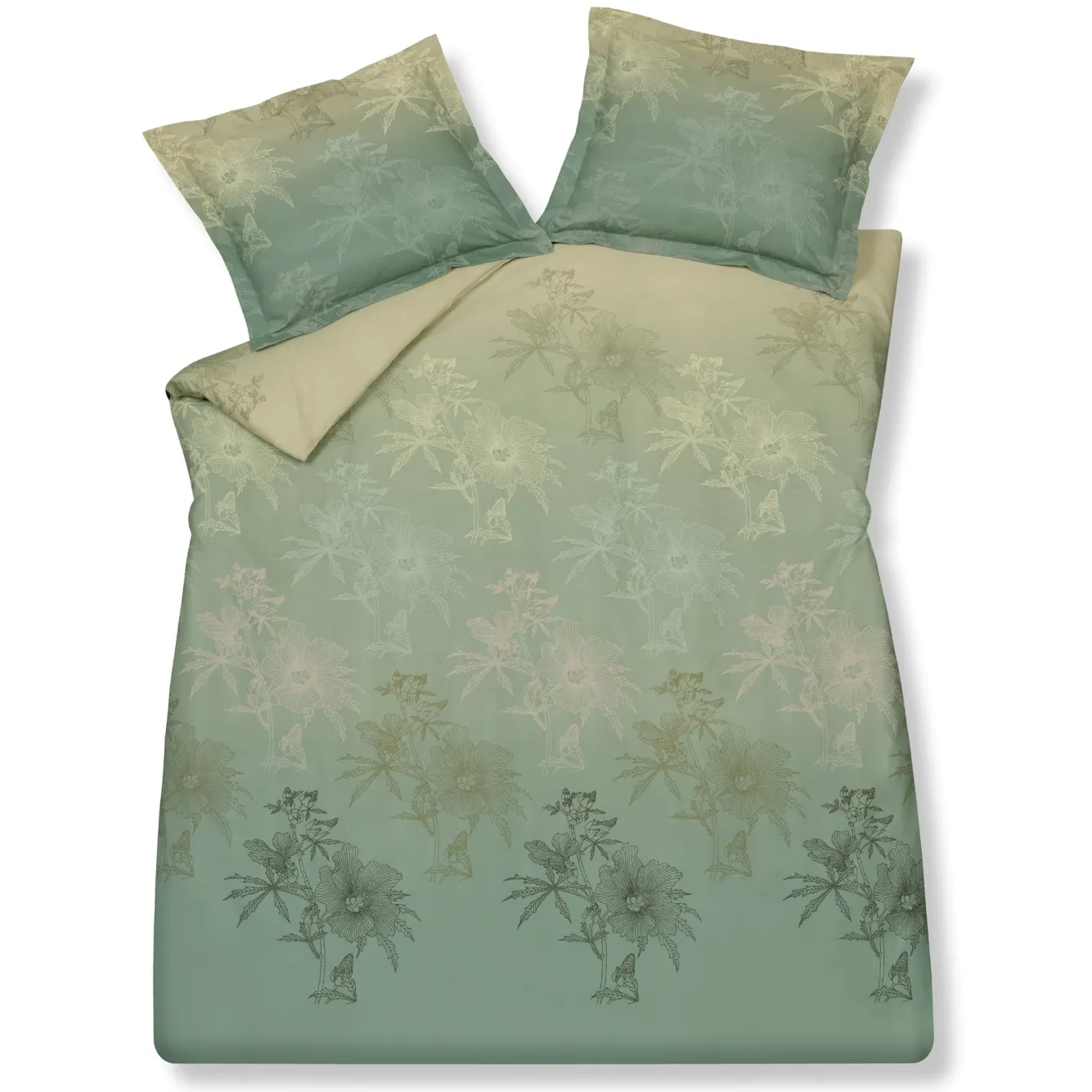 Vandyck Vandyck GREEN GIFT duvet cover Smoke Green 140x220 cm