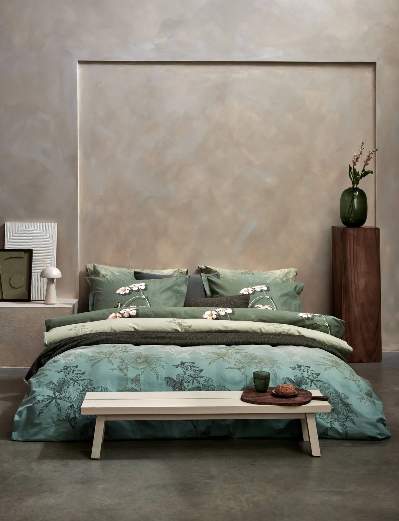 Vandyck Vandyck GREEN GIFT duvet cover Smoke Green 140x220 cm