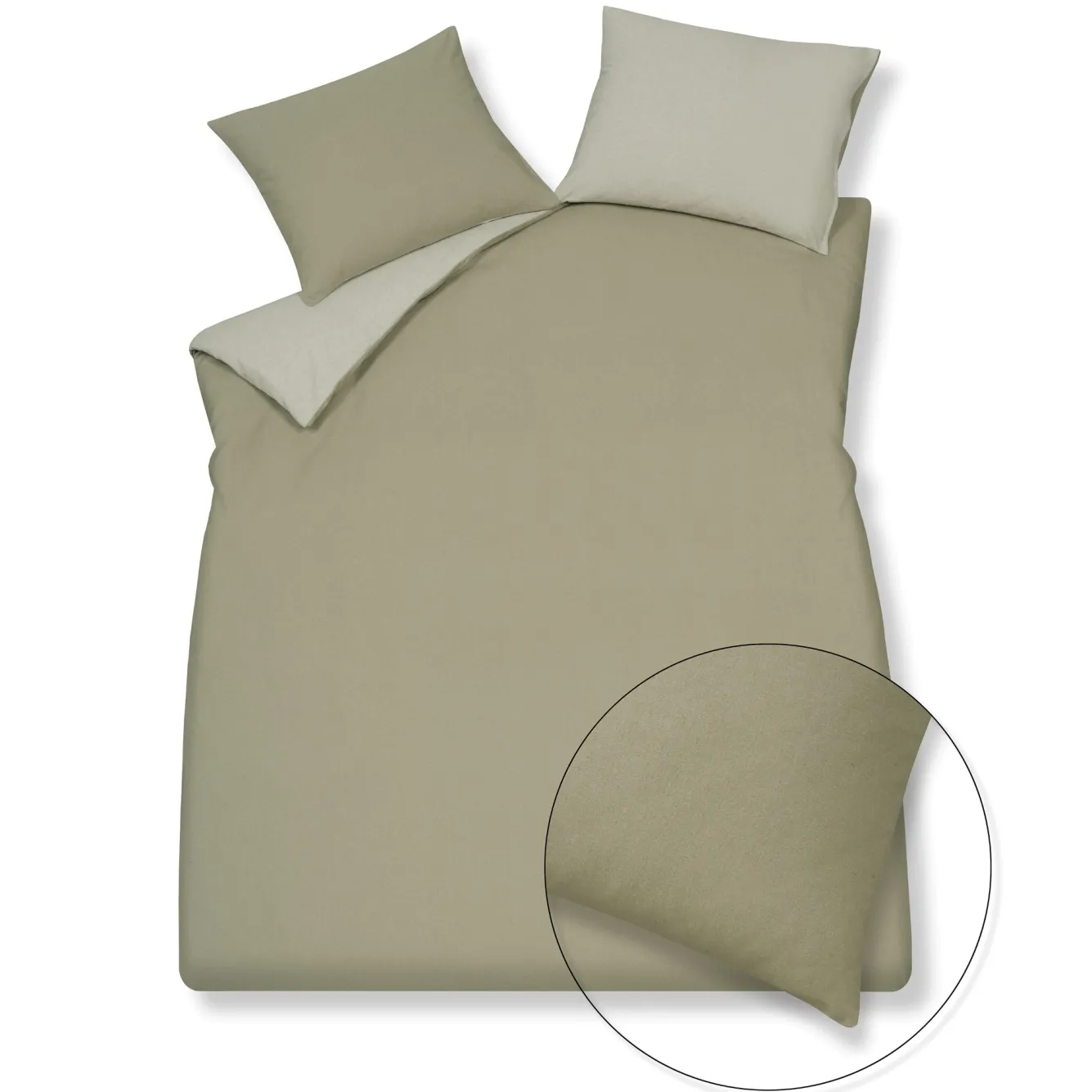 Vandyck Vandyck HOME Livorno duvet cover Sage Green 140x220 cm