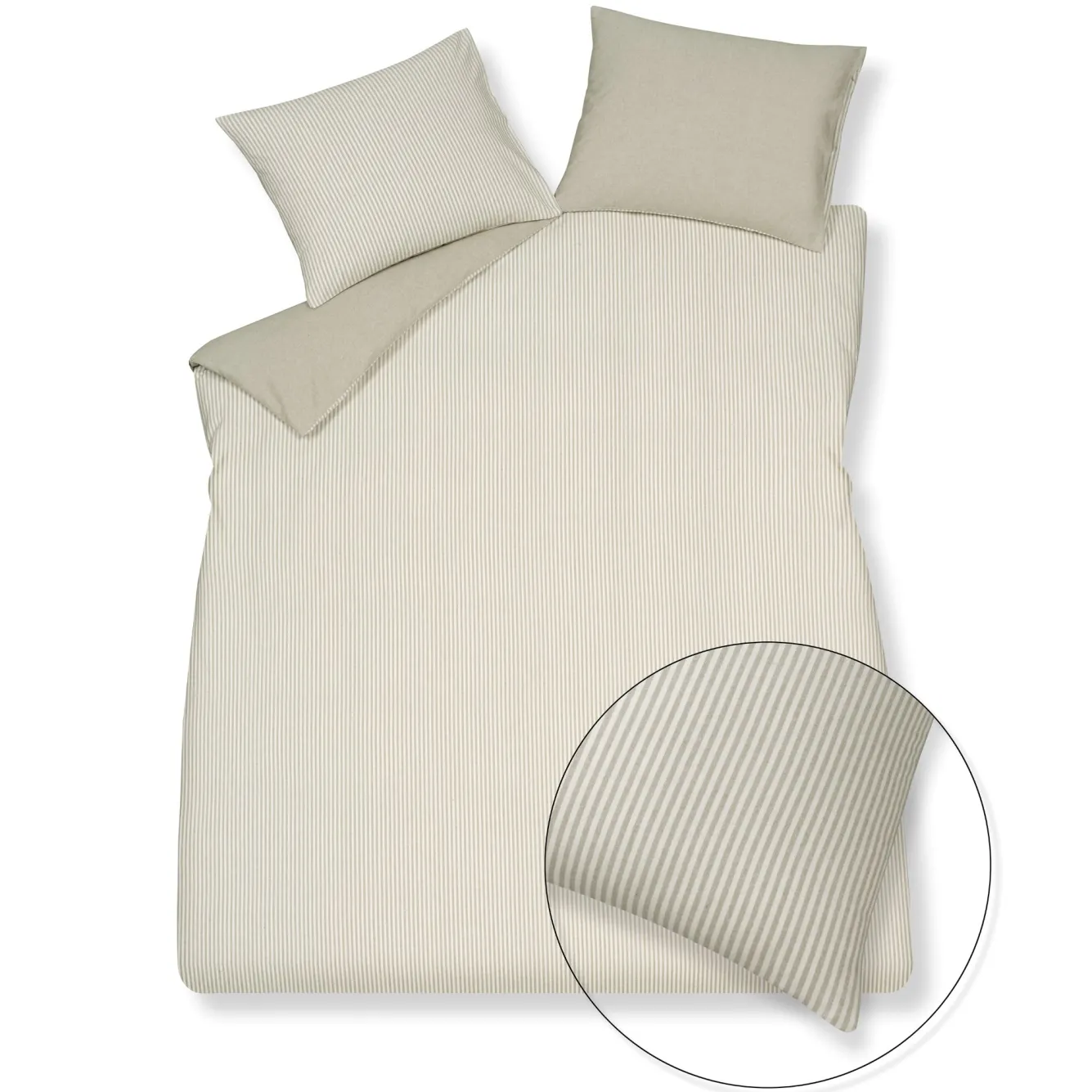 Vandyck Vandyck HOME Salerno duvet cover Sage Green 140x220 cm