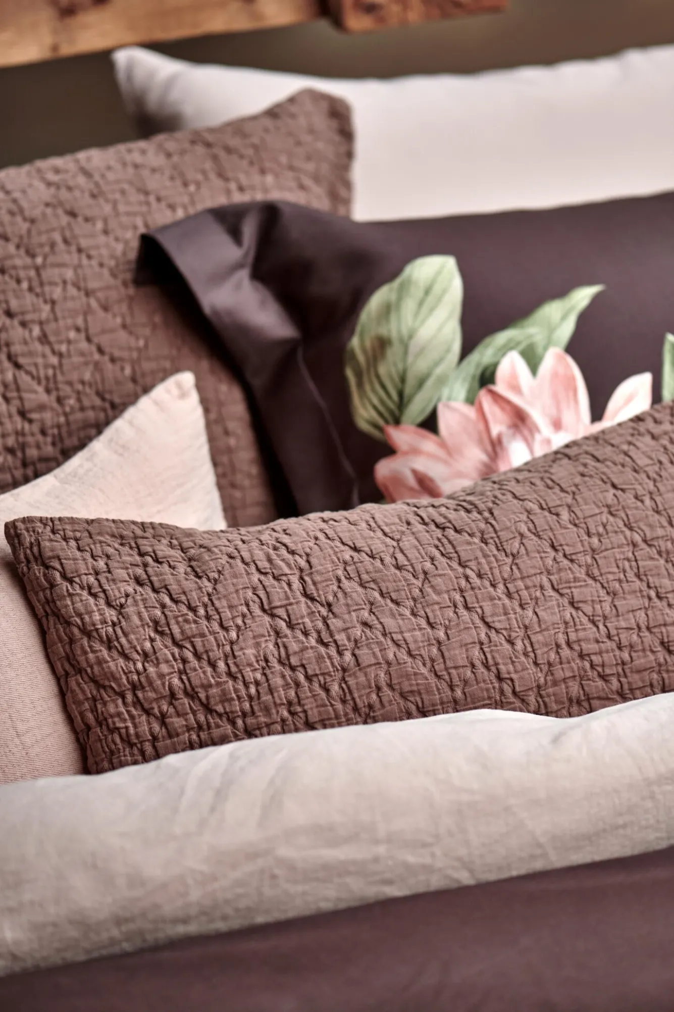 Vandyck Vandyck PARADISE BLOOM duvet cover Dark Chocolate 200x220 cm