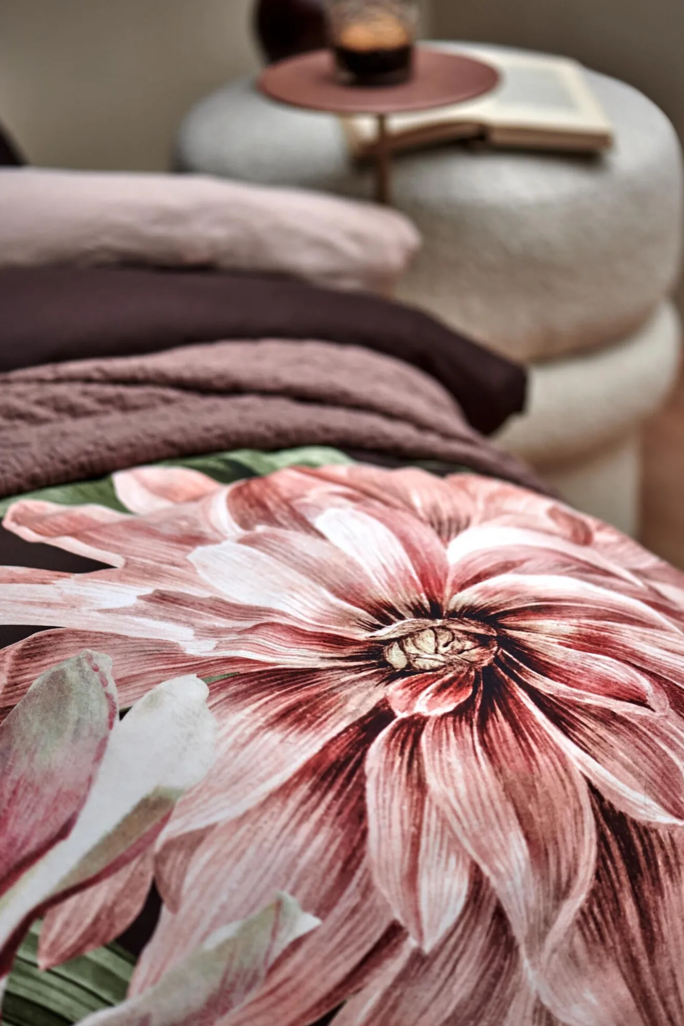 Vandyck Vandyck PARADISE BLOOM duvet cover Dark Chocolate 200x220 cm