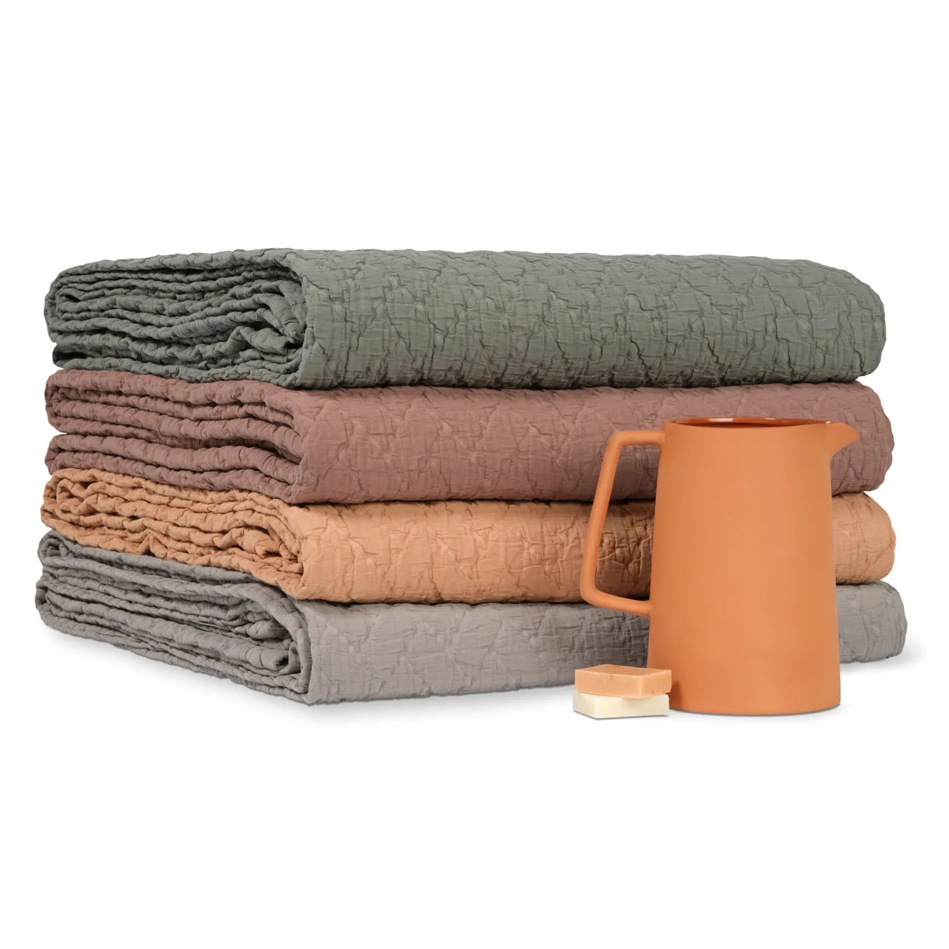 Vandyck Vandyck PURE 10 bedspread Stone 260x260 cm