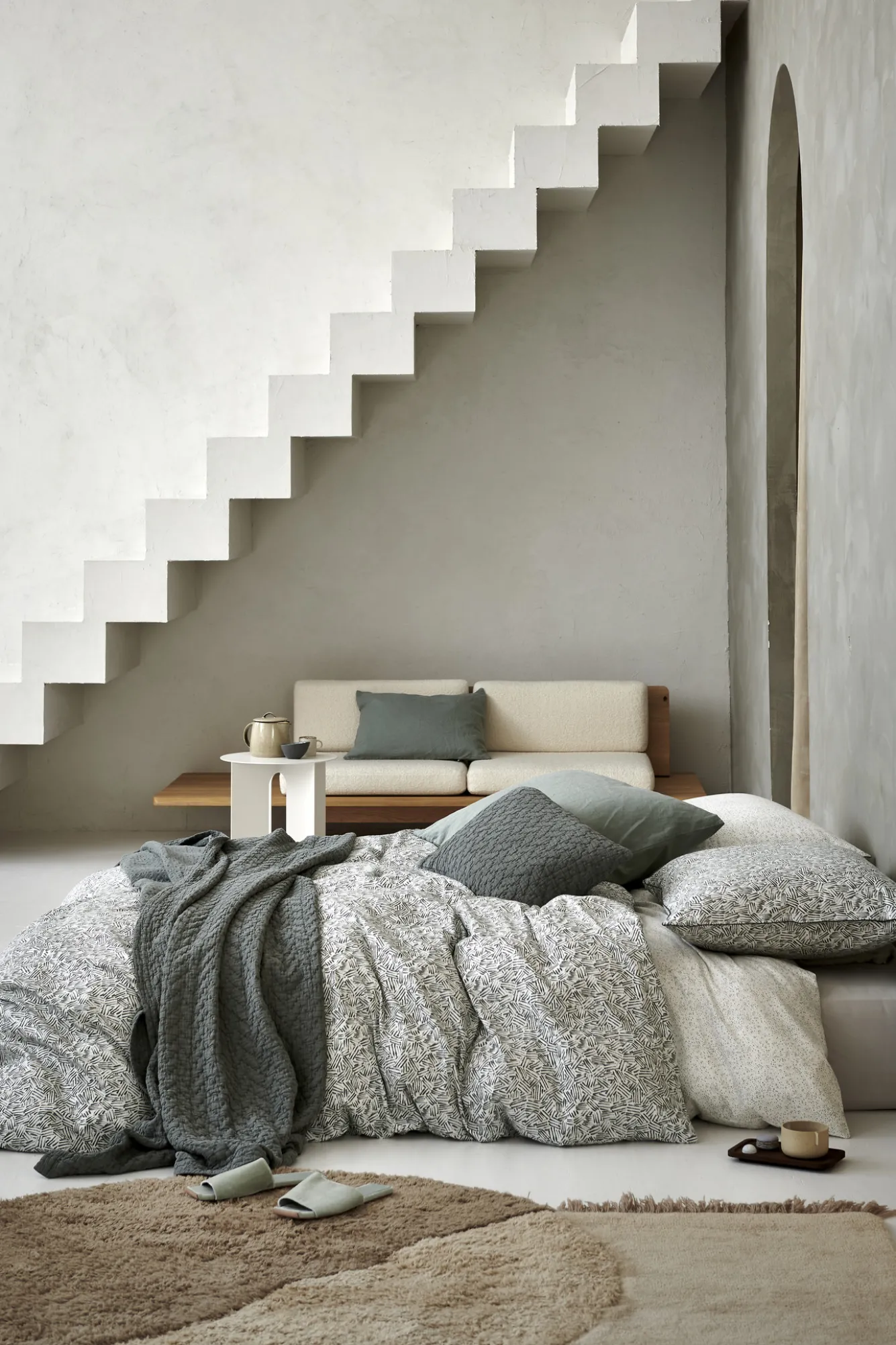 Vandyck Vandyck PURE 10 bedspread Sage Green 260x260 cm