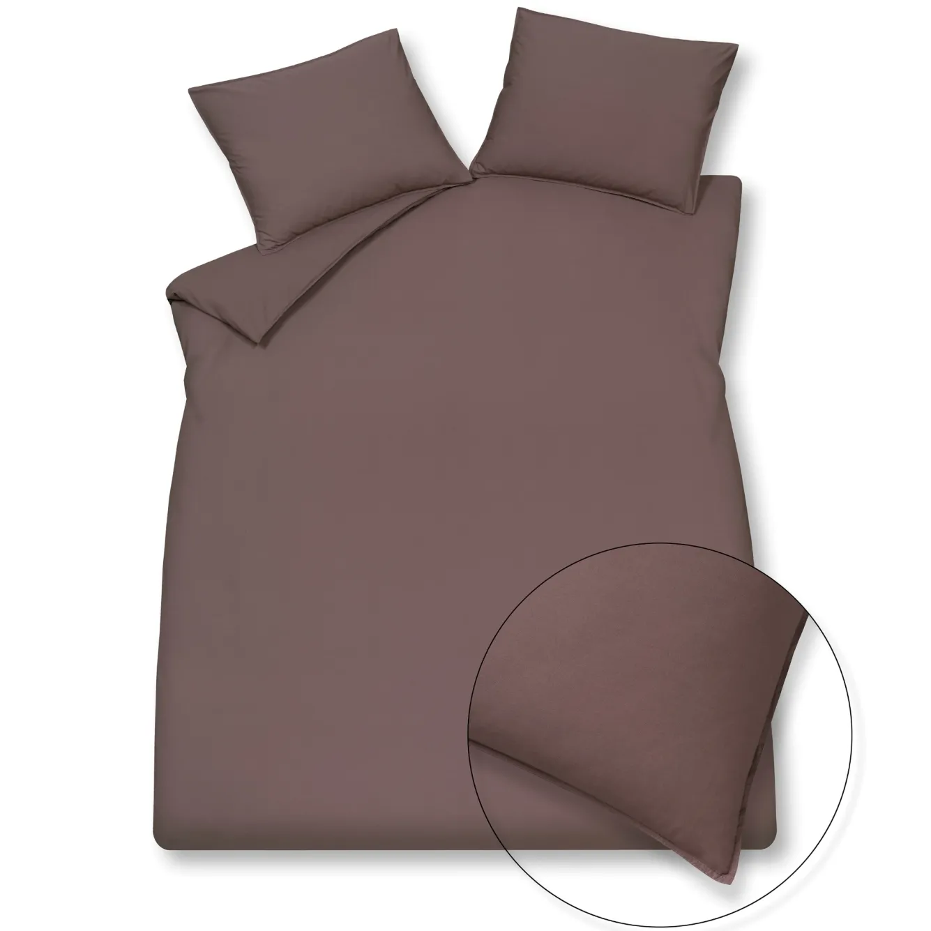 Vandyck Vandyck WASHED COTTON duvet cover Peppercorn 140x220 cm