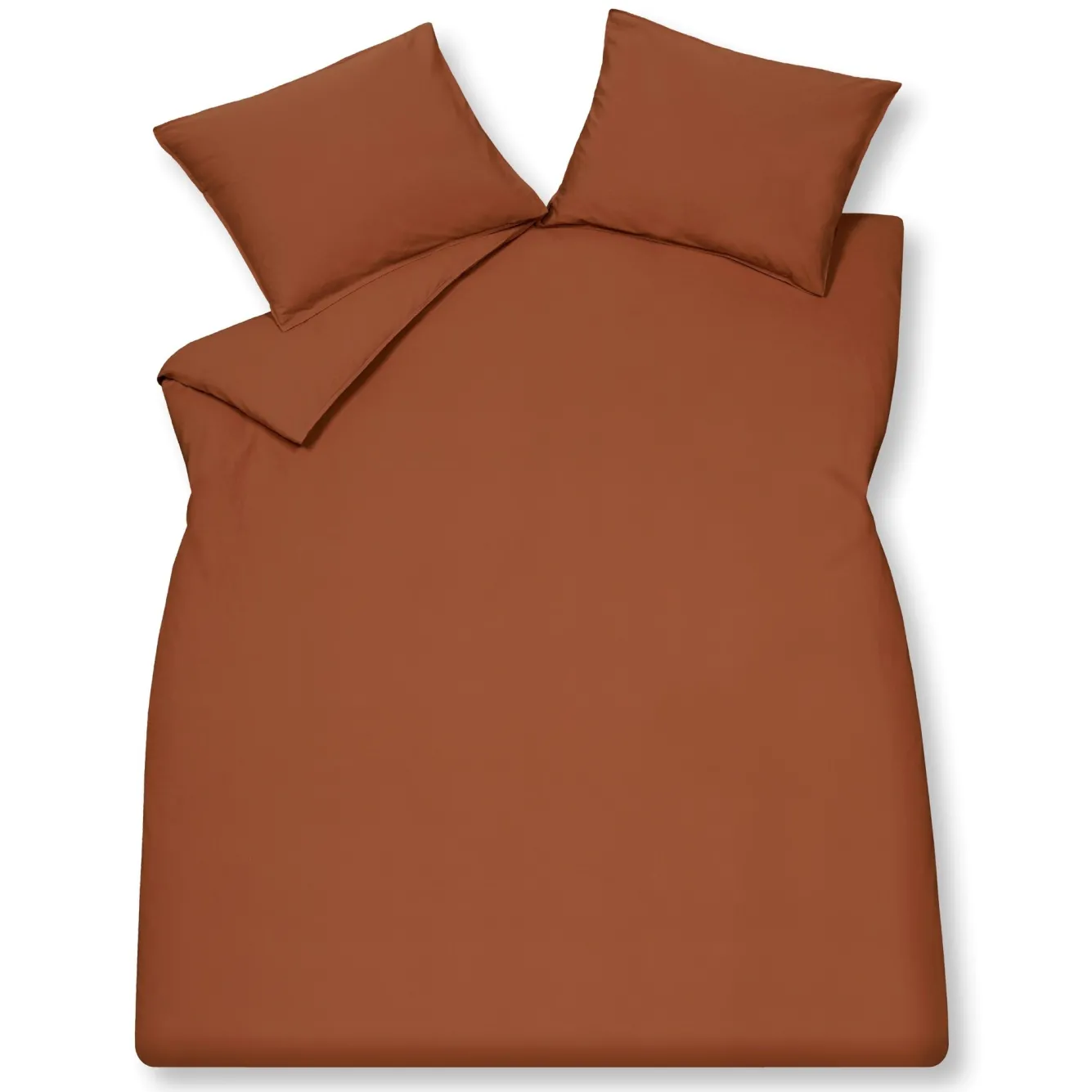 Vandyck Vandyck WASHED COTTON pillowcase Rusty Brown 60x70 cm