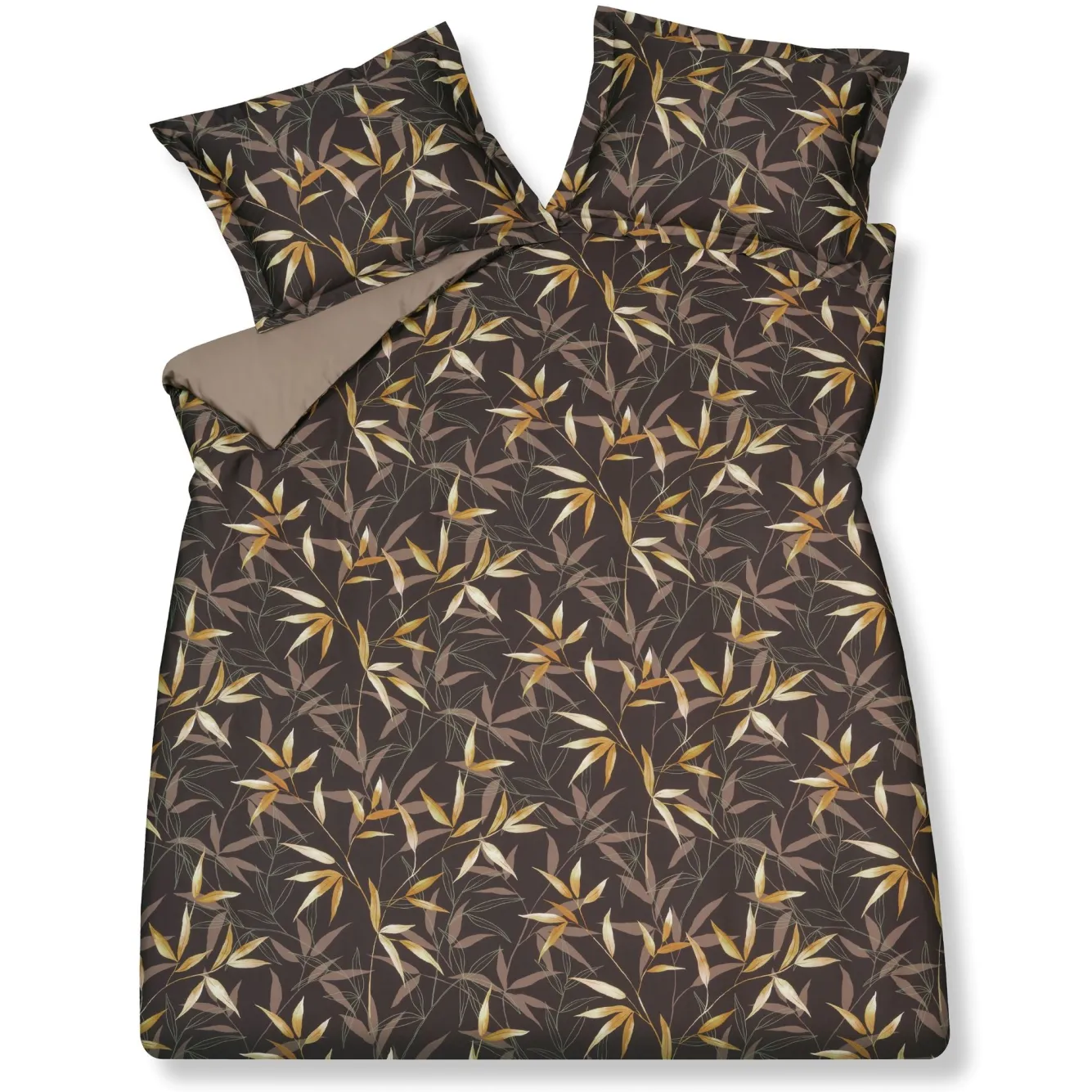 Vandyck Vandyck ZEN GARDEN duvet cover Dark Chocolate 140x220 cm