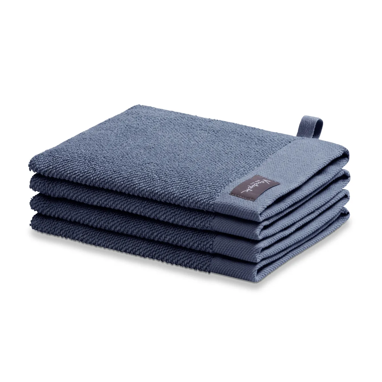 Vandyck Washcloth HOME collection Uni Blue Ink-199 (BAKC13202) set/6 pieces
