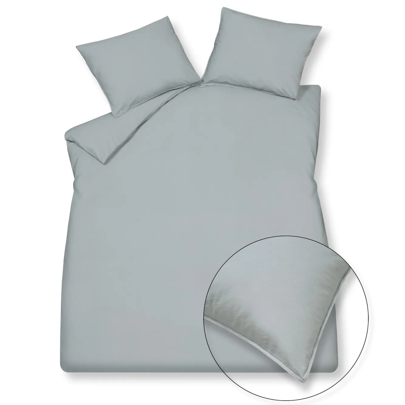 Vandyck WASHED COTTON duvet cover 140x220 cm Pearl Blue (cotton) CLLA20201