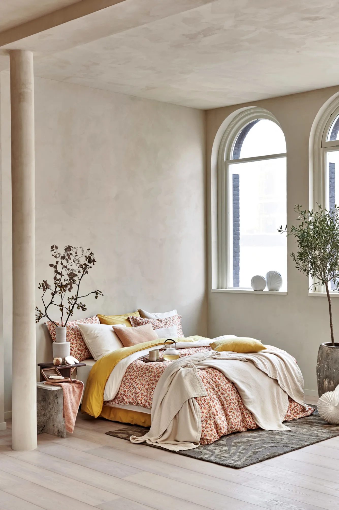 Vandyck WASHED COTTON duvet cover 140x220 cm Sunlight (cotton) CLLA20201