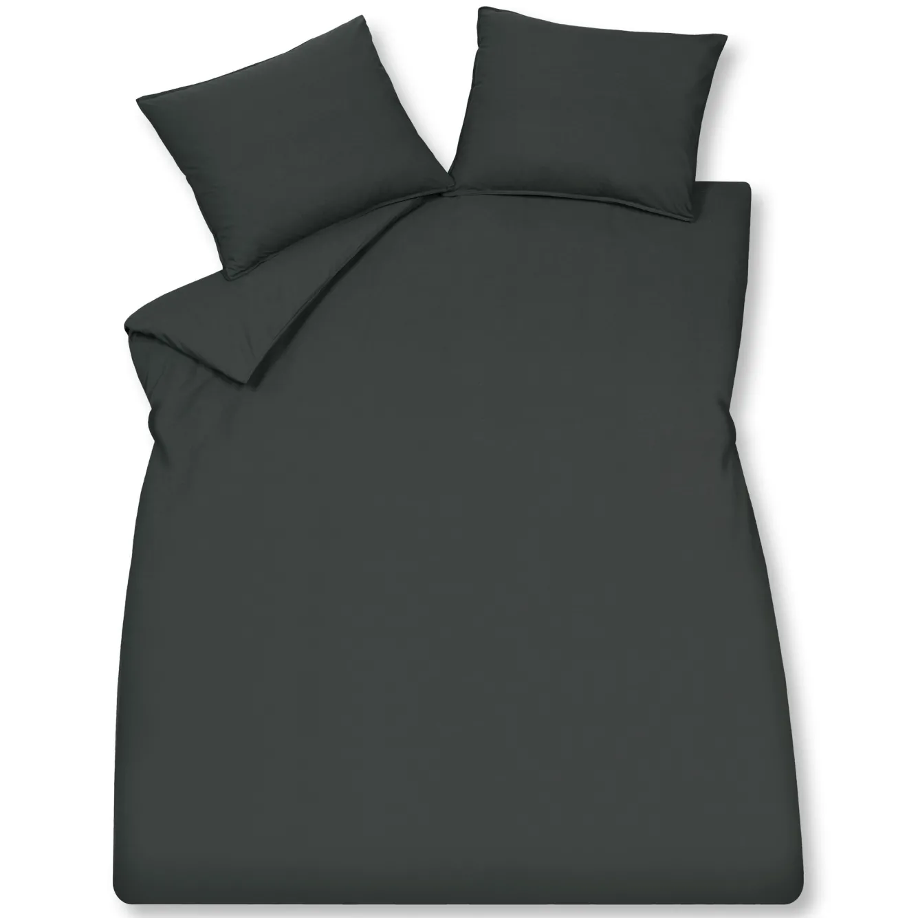 Vandyck WASHED COTTON duvet cover 240x220 cm, Off Black (cotton)