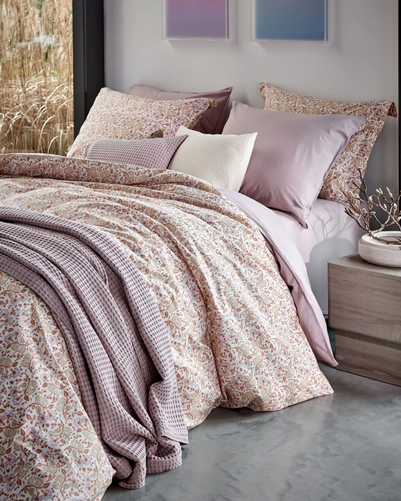 Vandyck WASHED COTTON pillowcase 60x70 cm Viola (cotton) CLLA20201