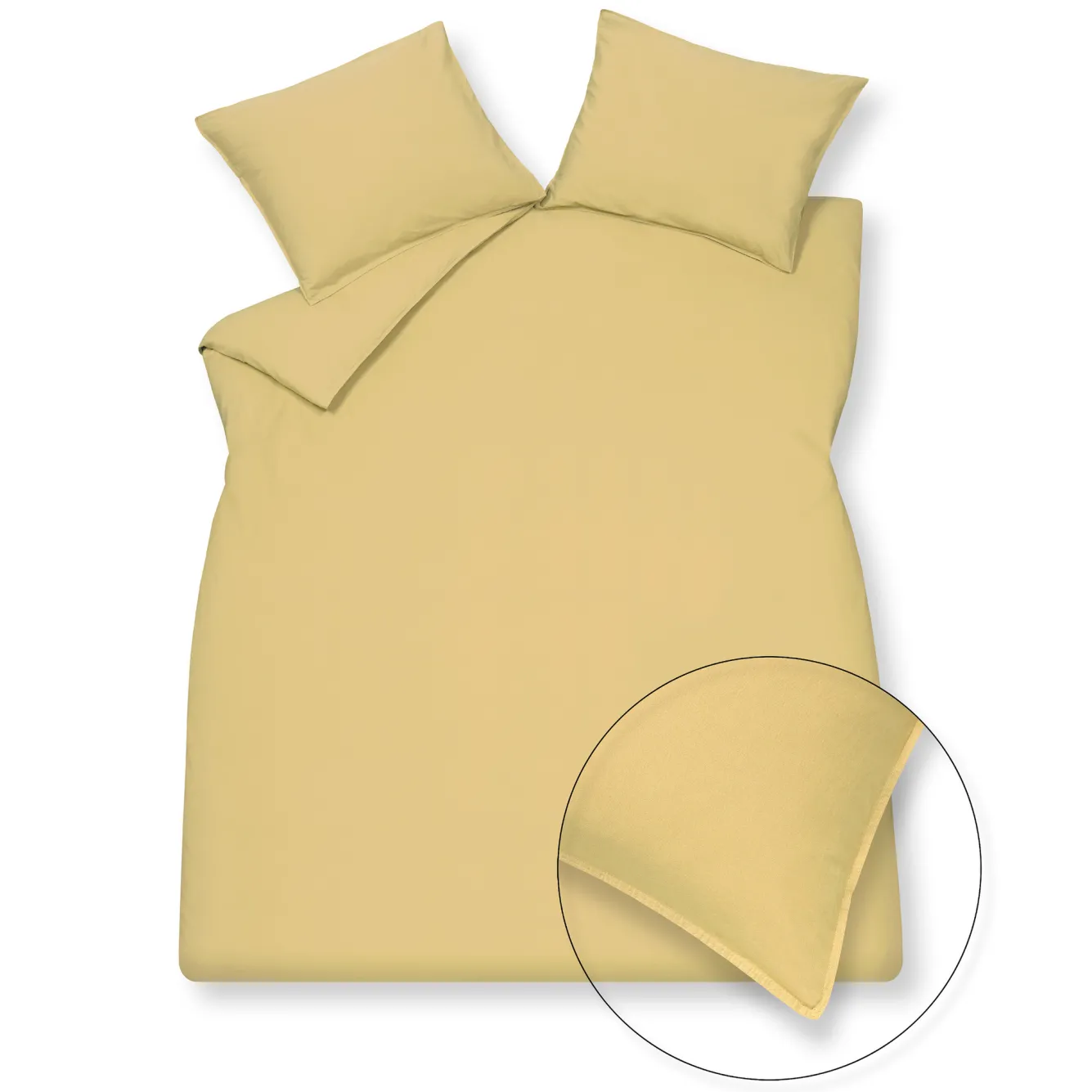 Vandyck WASHED COTTON duvet cover 240x220 cm Sunlight (cotton) CLLA20201