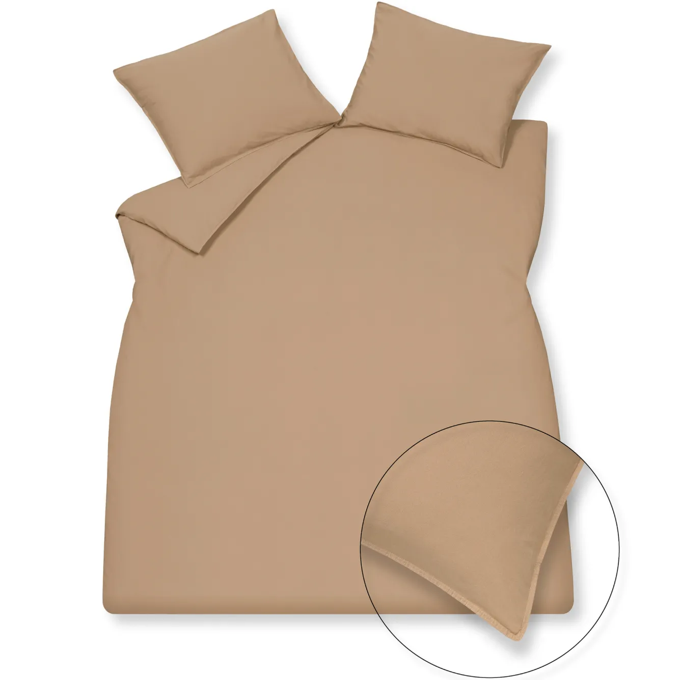 Vandyck WASHED COTTON duvet cover 200x220 cm Old Rose (cotton)