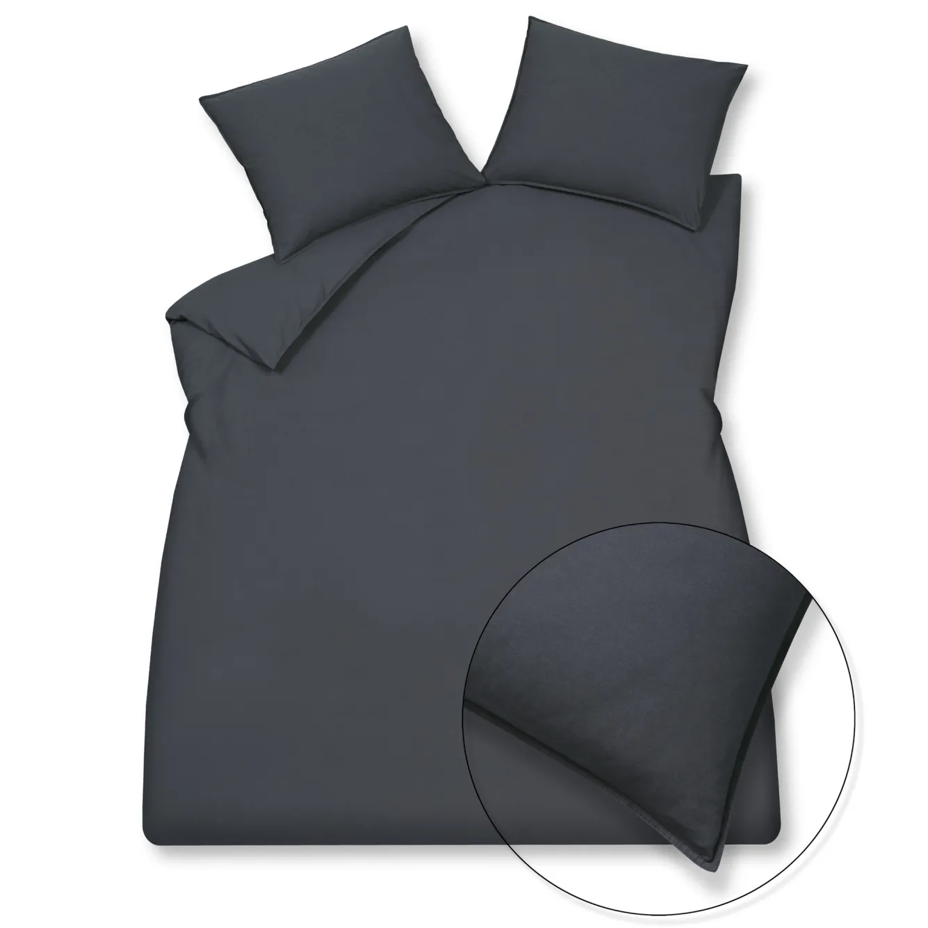 Vandyck WASHED COTTON duvet cover 240x220 cm, Blue Ink (cotton)