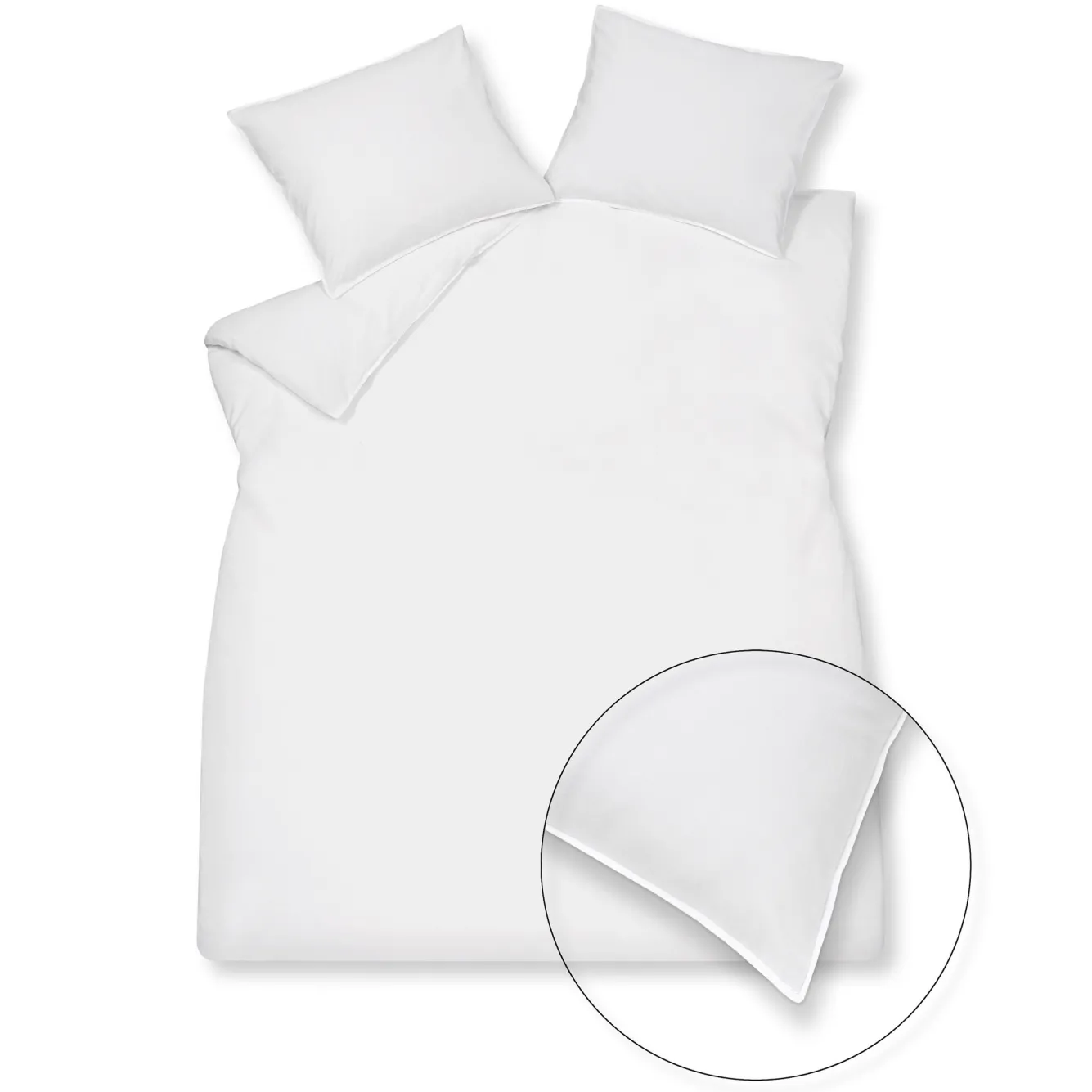 Vandyck WASHED COTTON duvet cover 240x220 cm White (cotton)