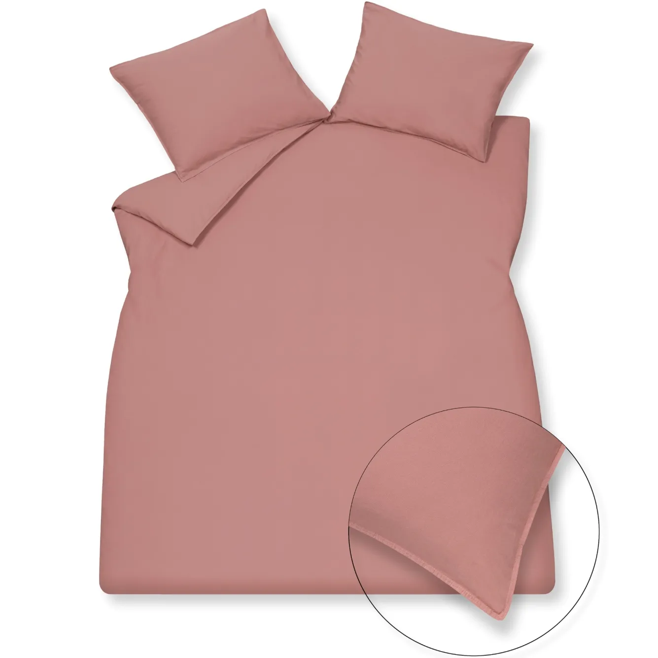 Vandyck WASHED COTTON duvet cover 140x220 cm, Ash Rose (cotton)