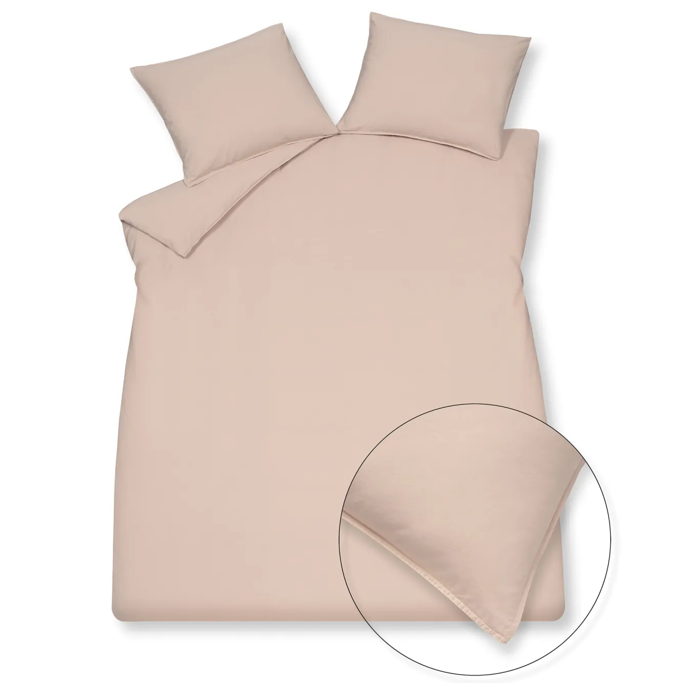 Vandyck WASHED COTTON duvet cover 200x220 cm Pale Pink (cotton) CLLA20201