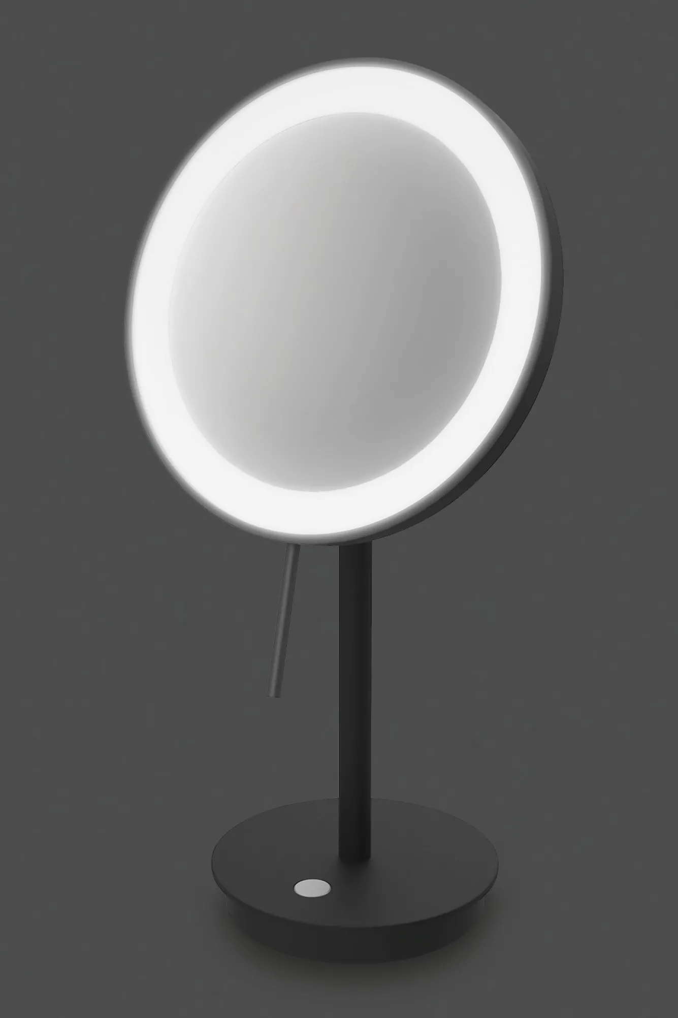 Zack ALONA LED cosmetic mirror standing (black) magnification 5:1