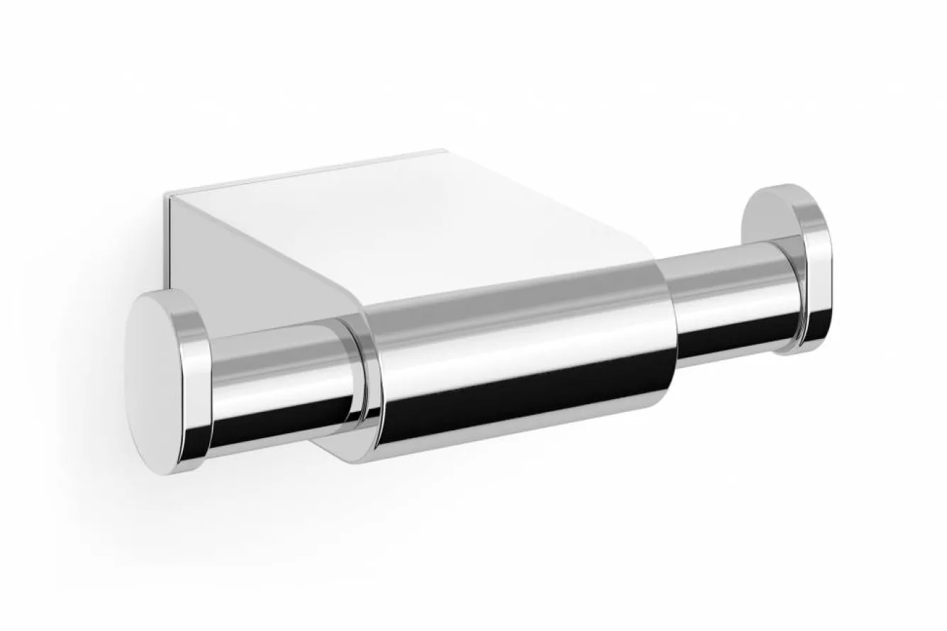 Zack ATORE double towel hook 40458 (polished stainless steel)