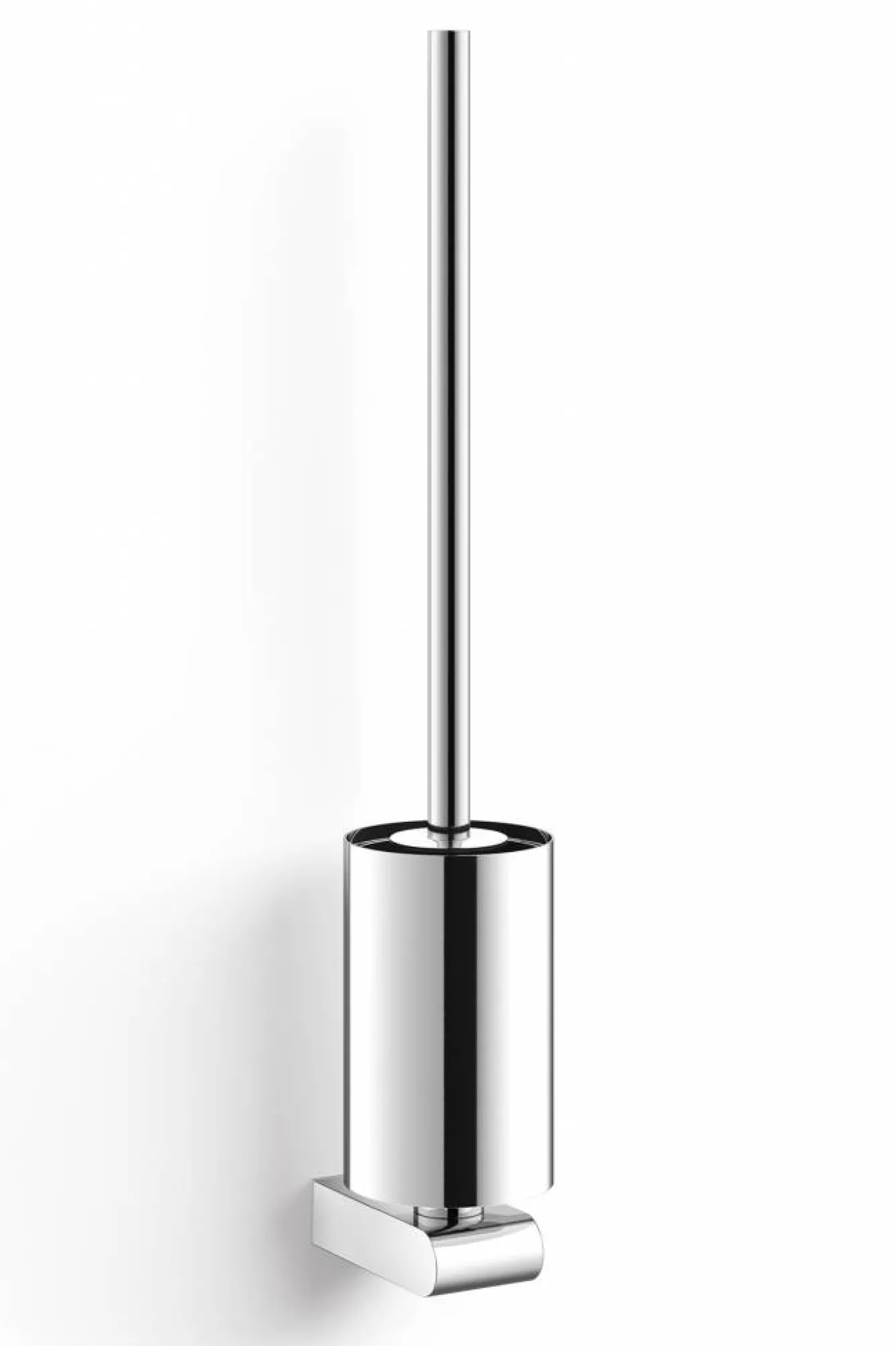 Zack ATORE toilet brush set wall mounted 40454 (gloss stainless steel)