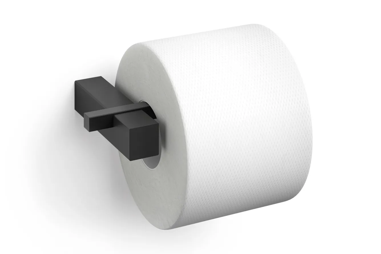 Zack CARVO toilet roll holder wall mounted 40500 (black)