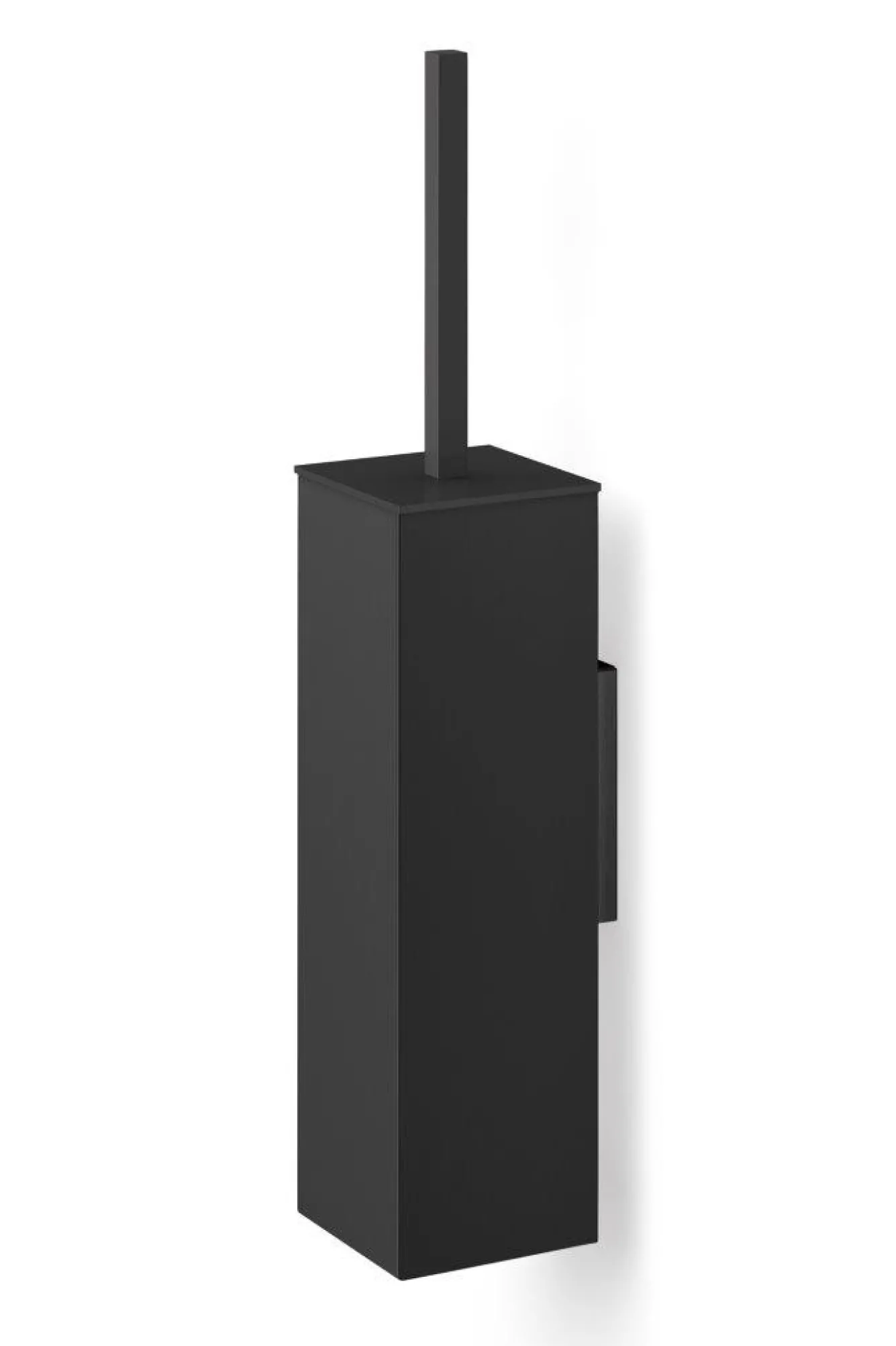 Zack CARVO toilet brush set wall square 40510 (black)