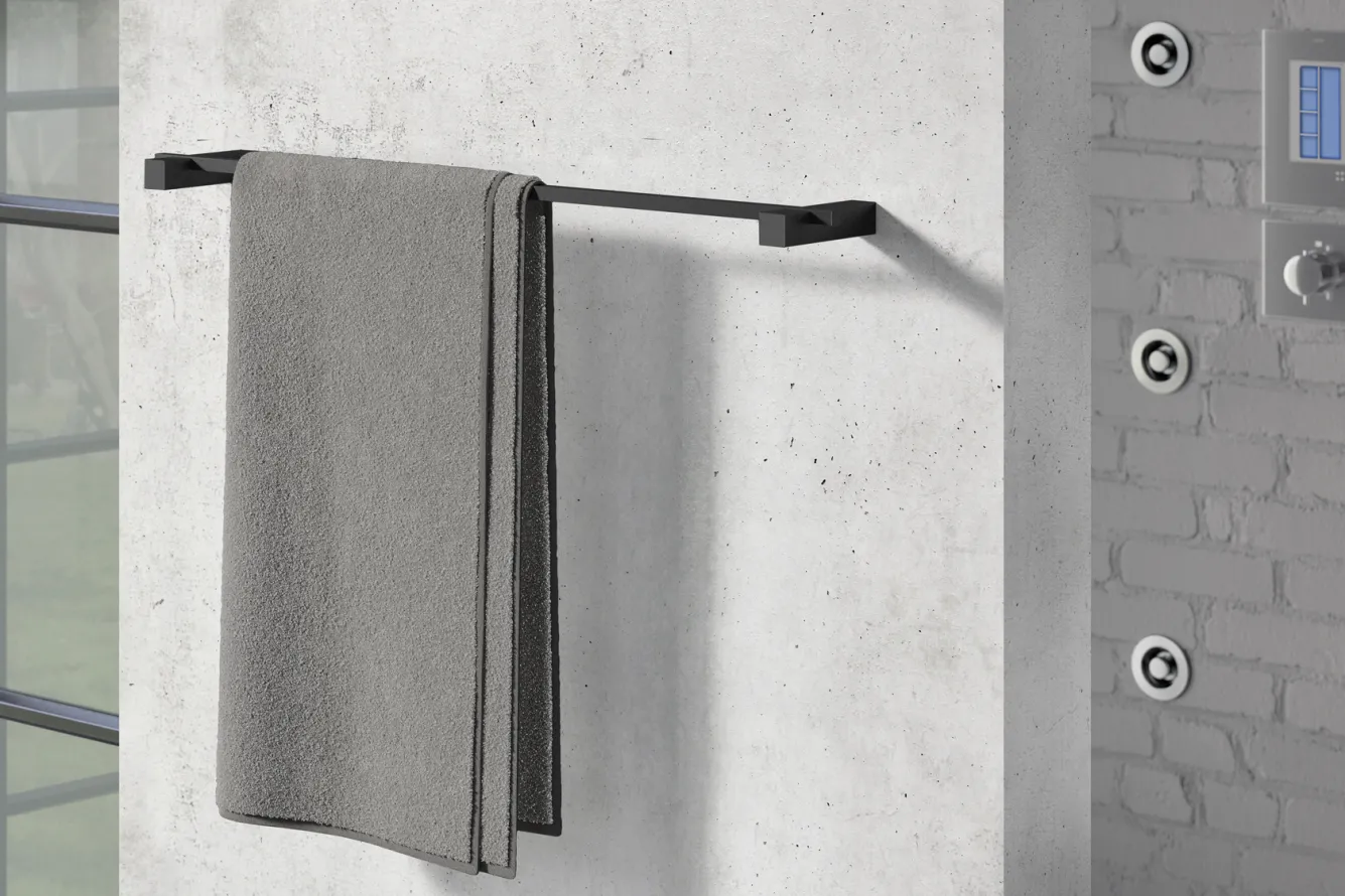 Zack CARVO towel rail 65.8 cm 40502 (black)