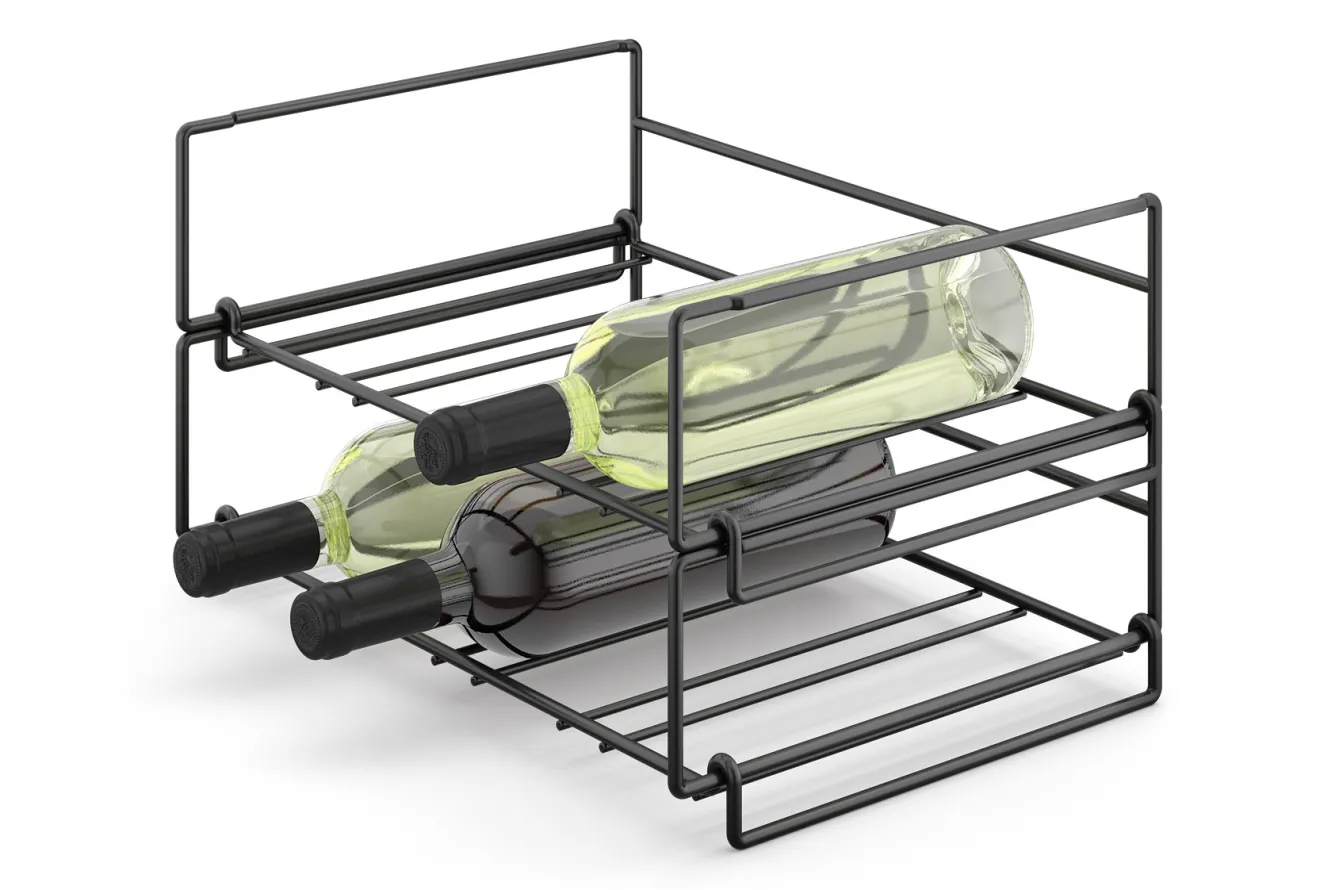 Zack CUBETO bottle rack / wine rack 4 bottles (20554)