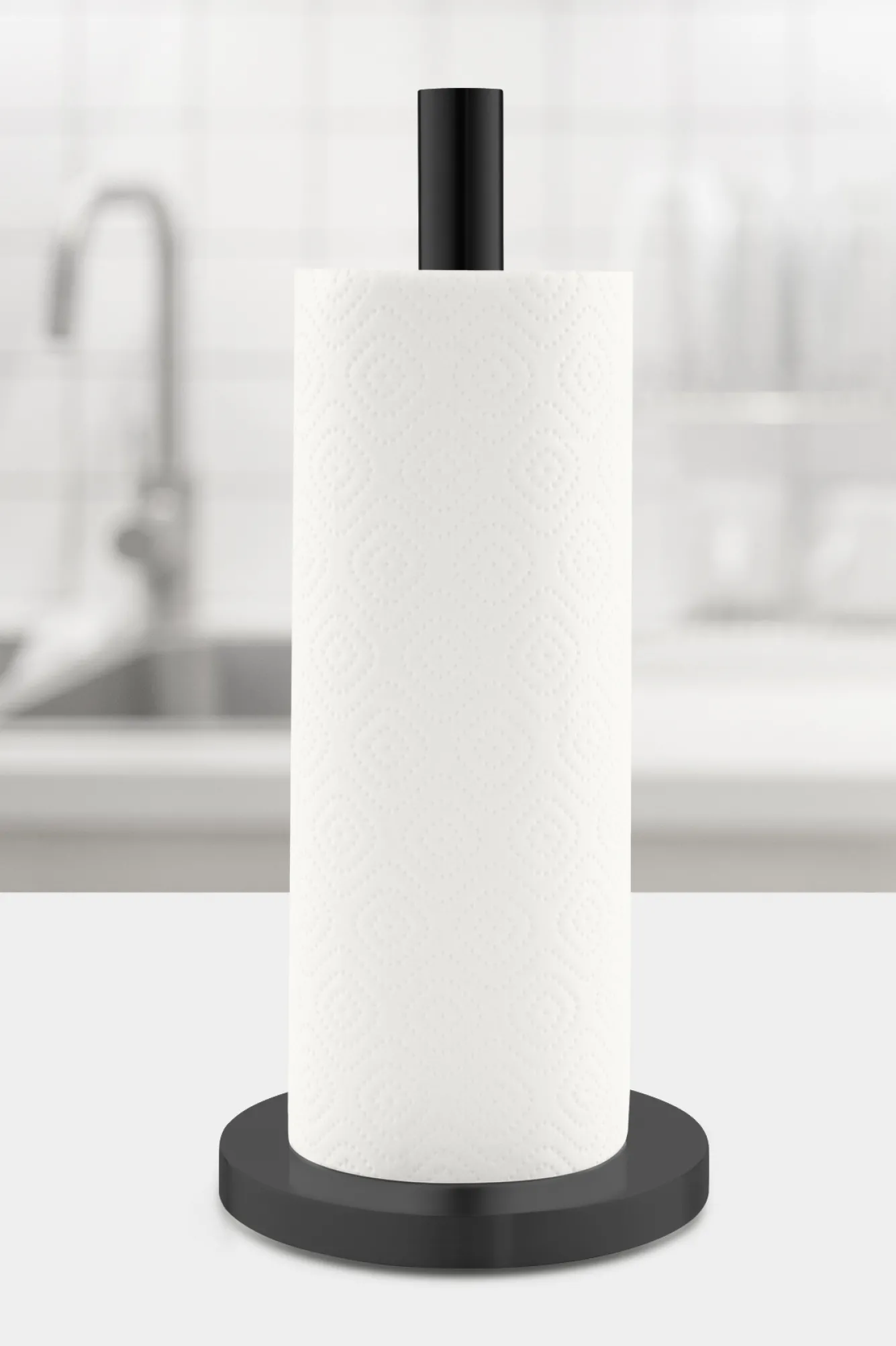 Zack CUNA kitchen roll holder 20706 (black)