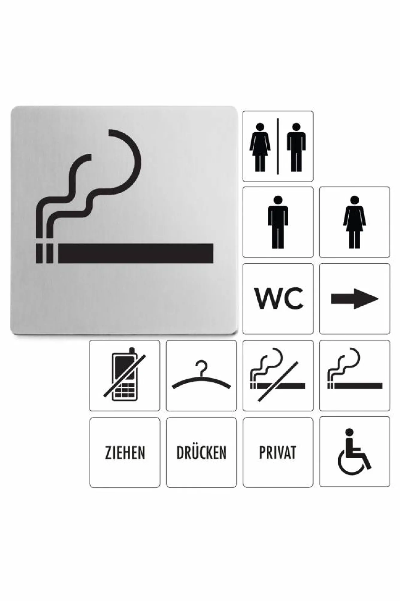 Zack INDICI smoking area pictogram 50720 (mat)