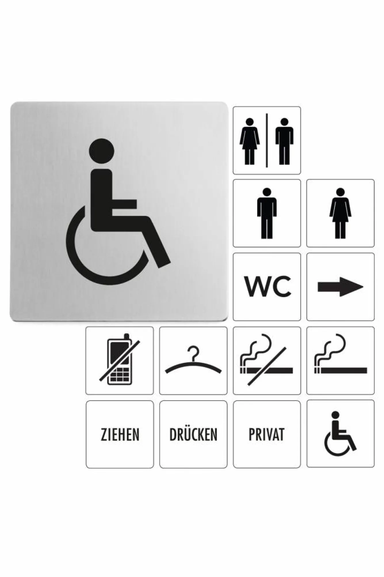 Zack INDICI wheelchair user icon 50725 (mat)