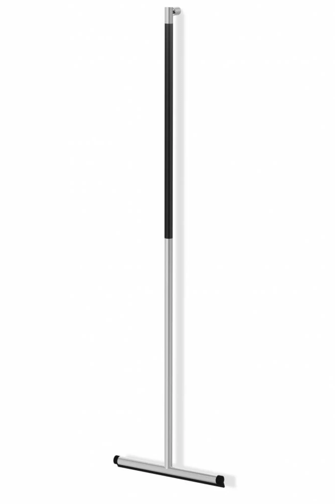 Zack JAZ floor wiper120 cm with suspension button 40328 (matt stainless steel)